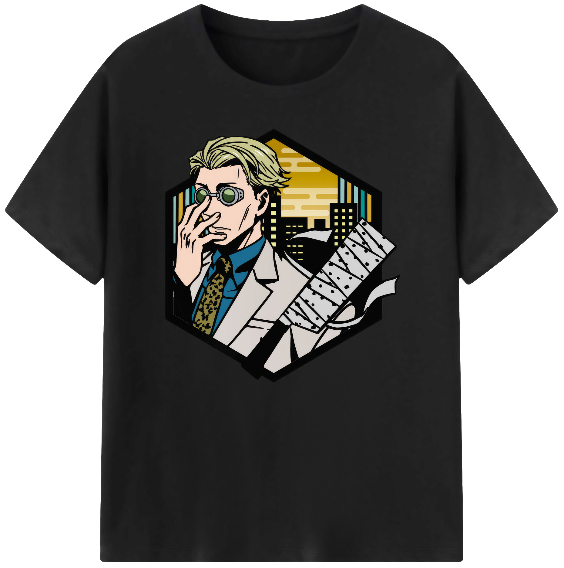 （画像用） 呪術廻戦 Jujutsu Kaisen 綿100％ メンズ半袖Tシャツ｜肌触りやわらか＆通気性