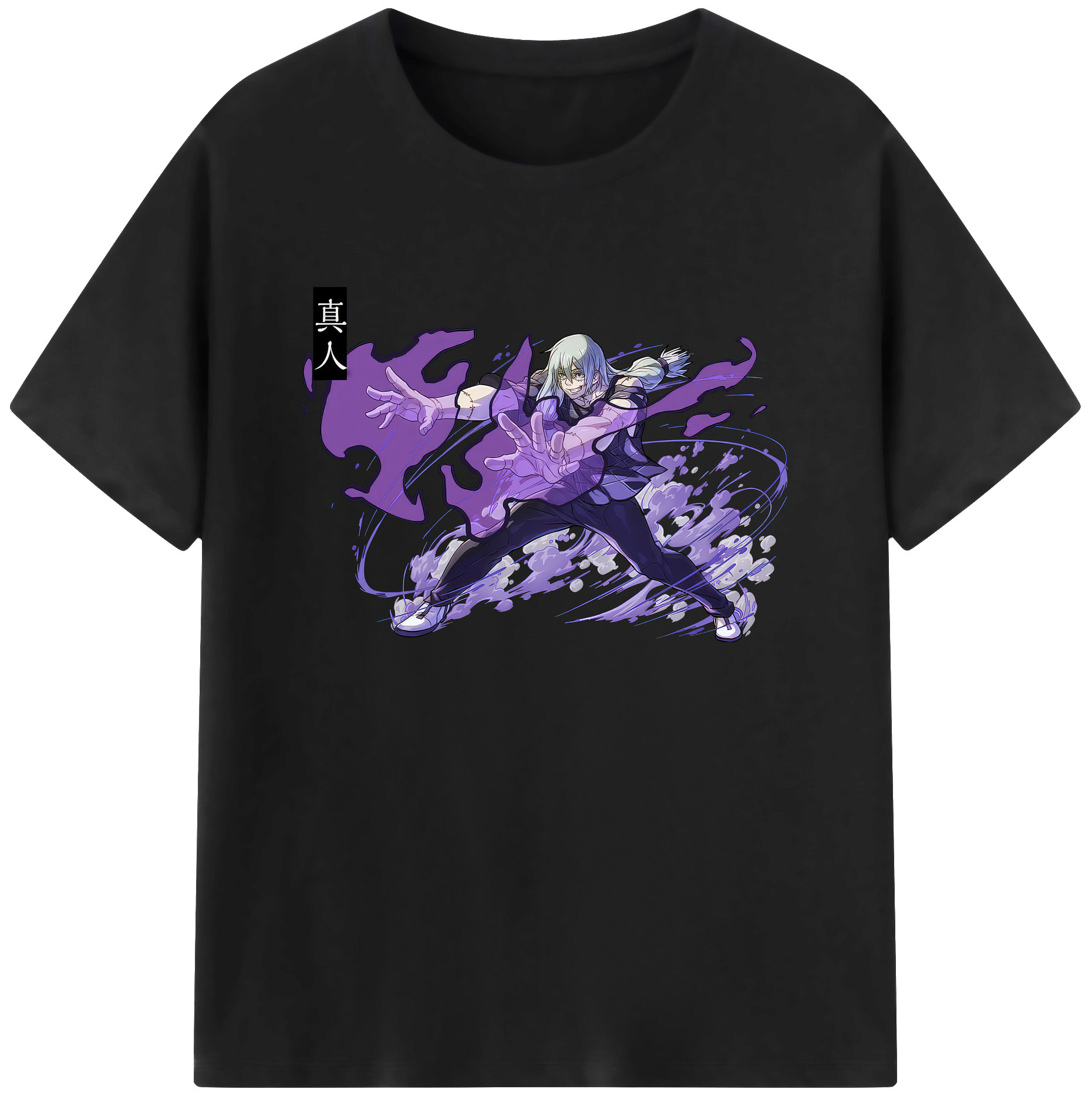 （画像用） 呪術廻戦 Jujutsu Kaisen 綿100％ メンズ半袖Tシャツ｜肌触りやわらか＆通気性