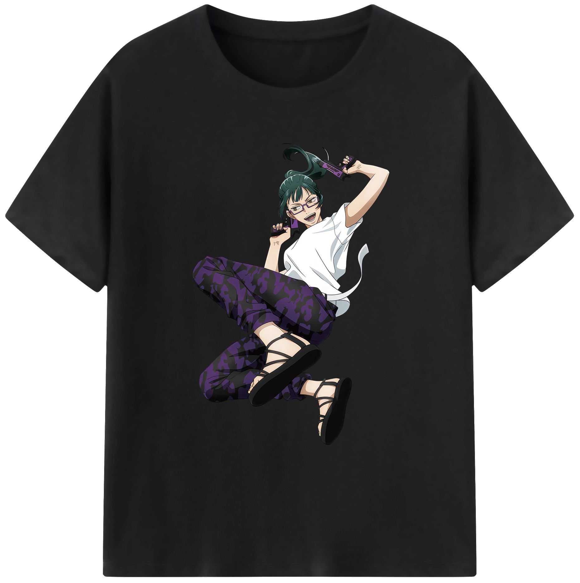（画像用） 呪術廻戦 Jujutsu Kaisen 綿100％ メンズ半袖Tシャツ｜肌触りやわらか＆通気性