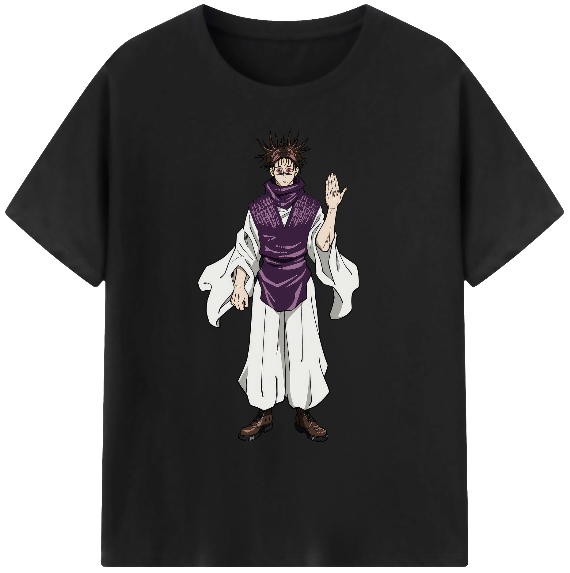 （画像用） 呪術廻戦 Jujutsu Kaisen 綿100％ メンズ半袖Tシャツ｜肌触りやわらか＆通気性