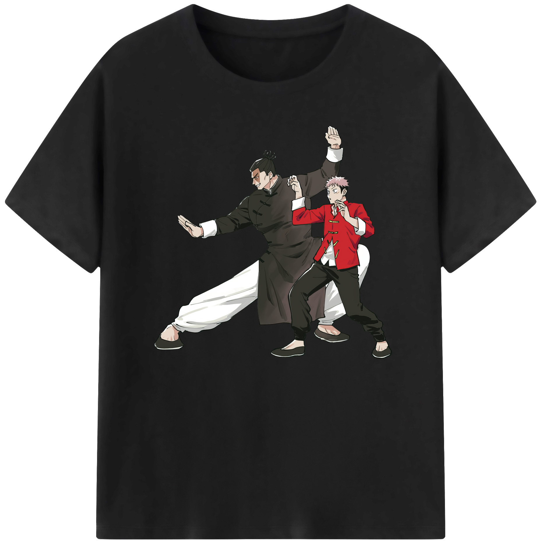 （画像用） 呪術廻戦 Jujutsu Kaisen 綿100％ メンズ半袖Tシャツ｜肌触りやわらか＆通気性