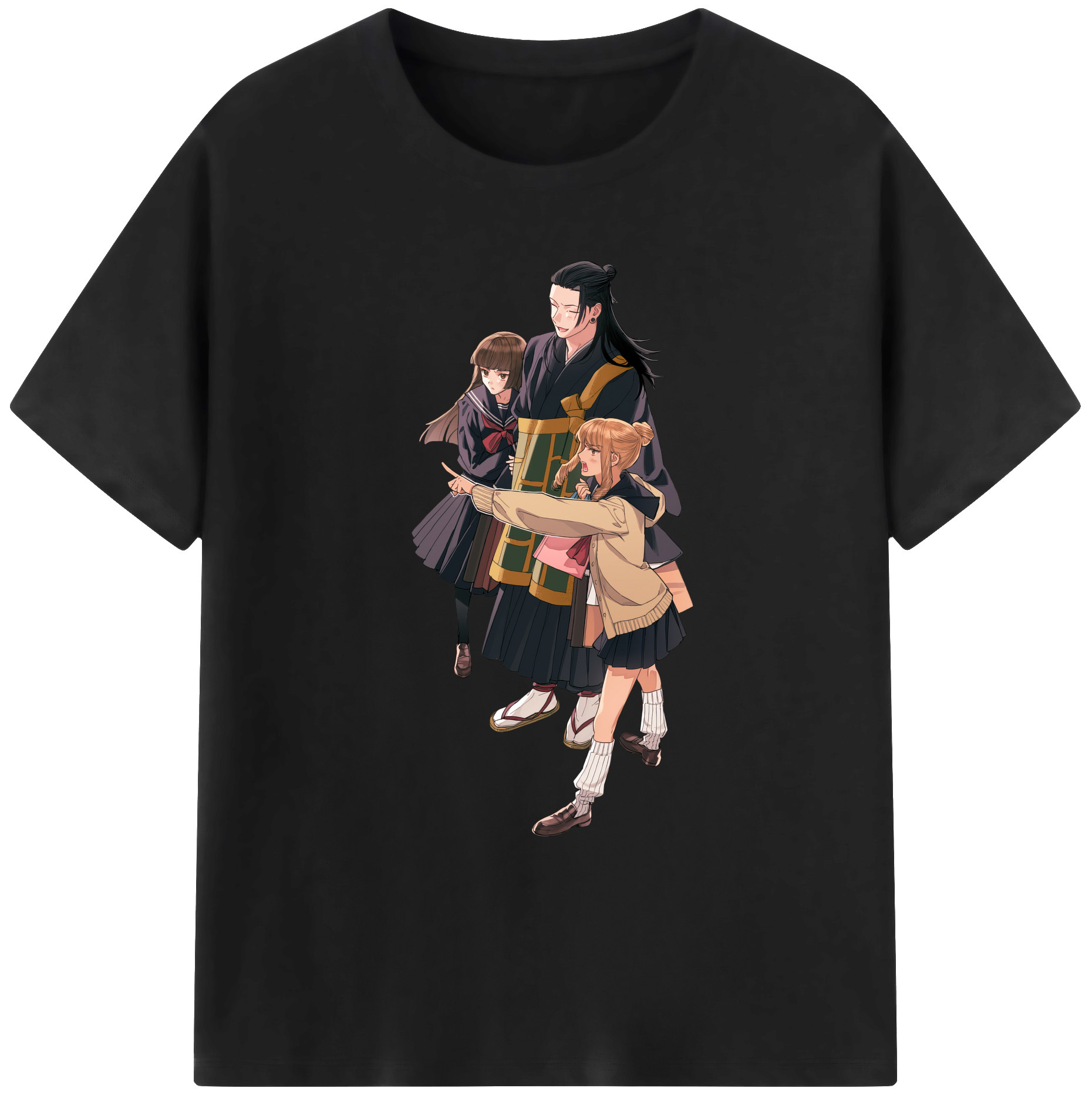 （画像用） 呪術廻戦 Jujutsu Kaisen 綿100％ メンズ半袖Tシャツ｜肌触りやわらか＆通気性