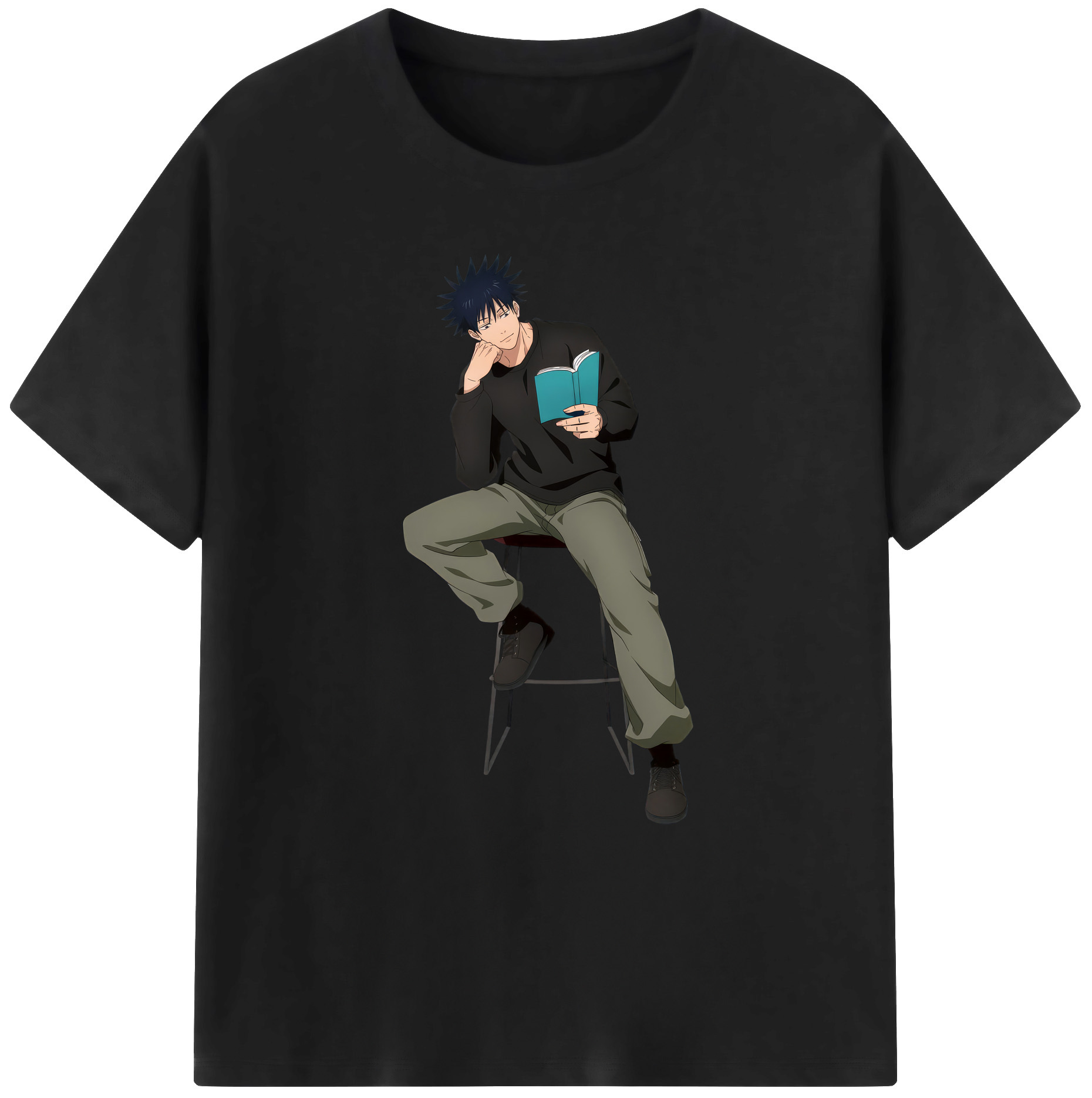 （画像用） 呪術廻戦 Jujutsu Kaisen 綿100％ メンズ半袖Tシャツ｜肌触りやわらか＆通気性