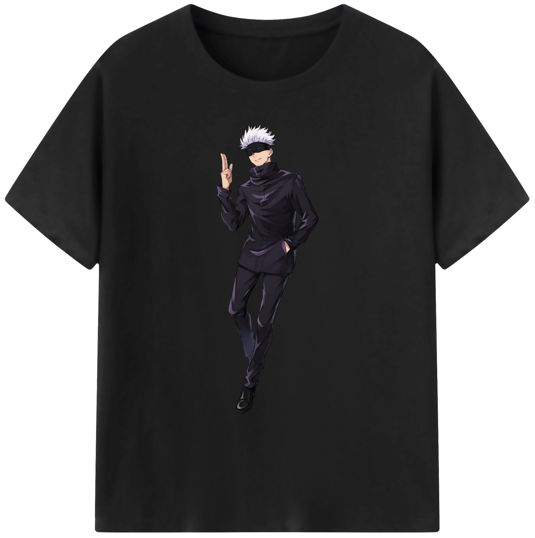 （画像用） 呪術廻戦 Jujutsu Kaisen 綿100％ メンズ半袖Tシャツ｜肌触りやわらか＆通気性