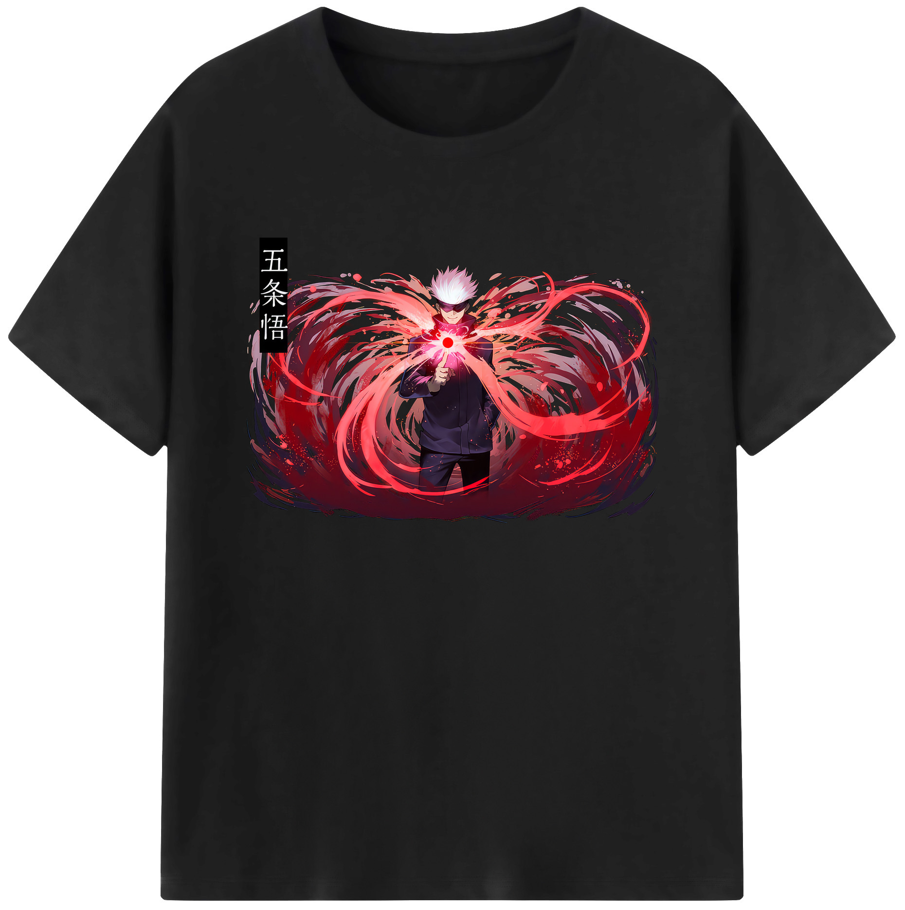 （画像用） 呪術廻戦 Jujutsu Kaisen 綿100％ メンズ半袖Tシャツ｜肌触りやわらか＆通気性