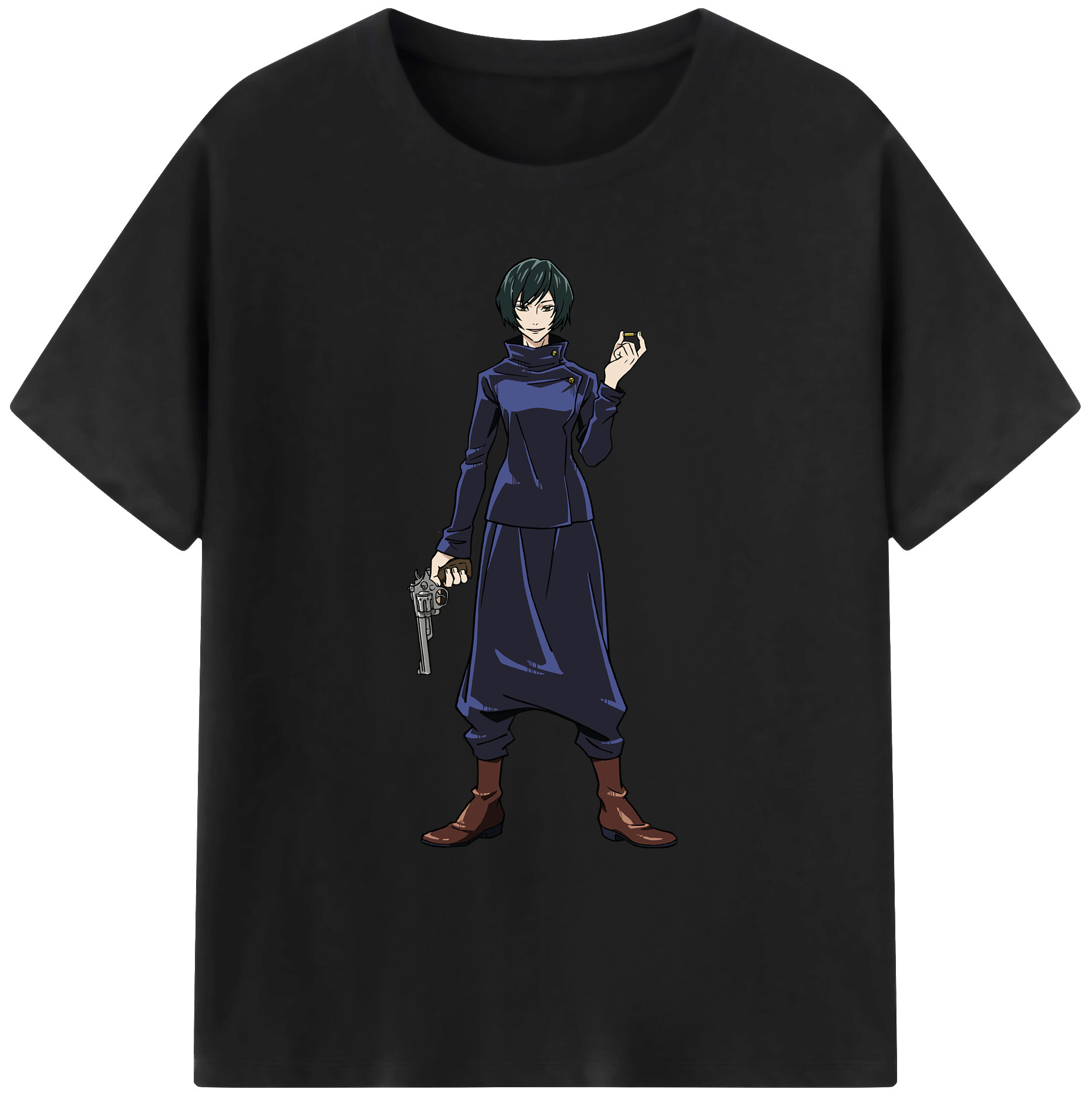 （画像用） 呪術廻戦 Jujutsu Kaisen 綿100％ メンズ半袖Tシャツ｜肌触りやわらか＆通気性