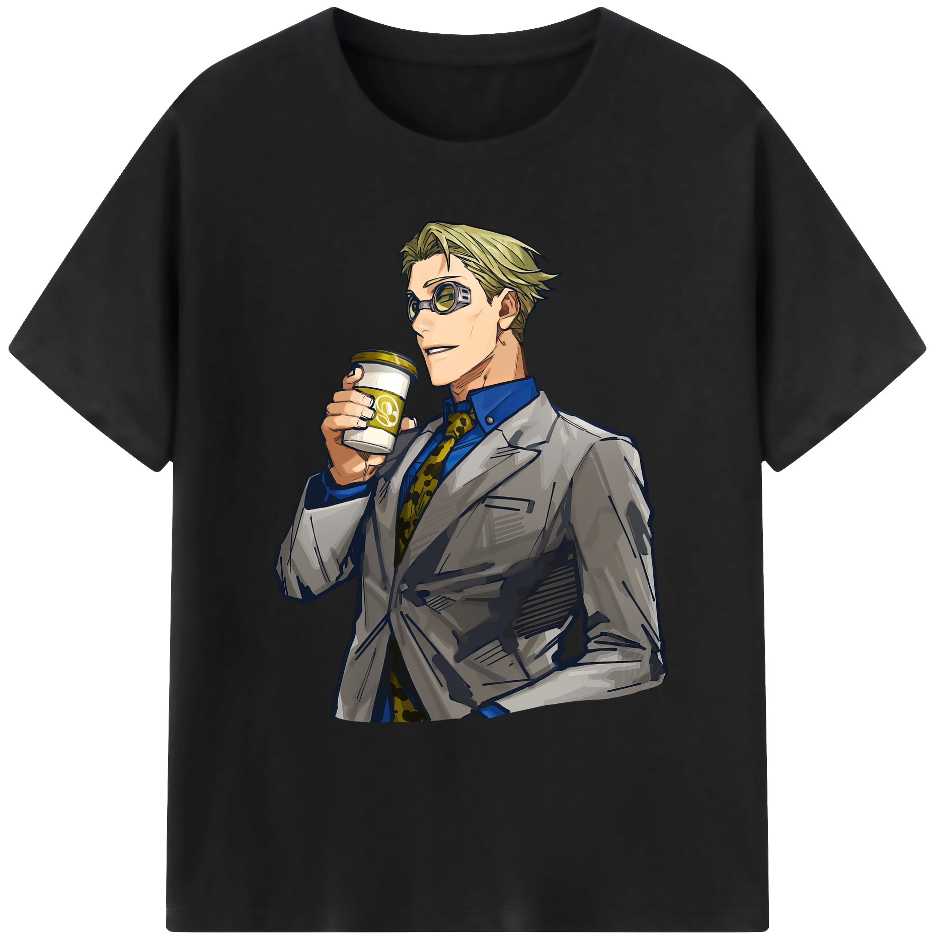 （画像用） 呪術廻戦 Jujutsu Kaisen 綿100％ メンズ半袖Tシャツ｜肌触りやわらか＆通気性