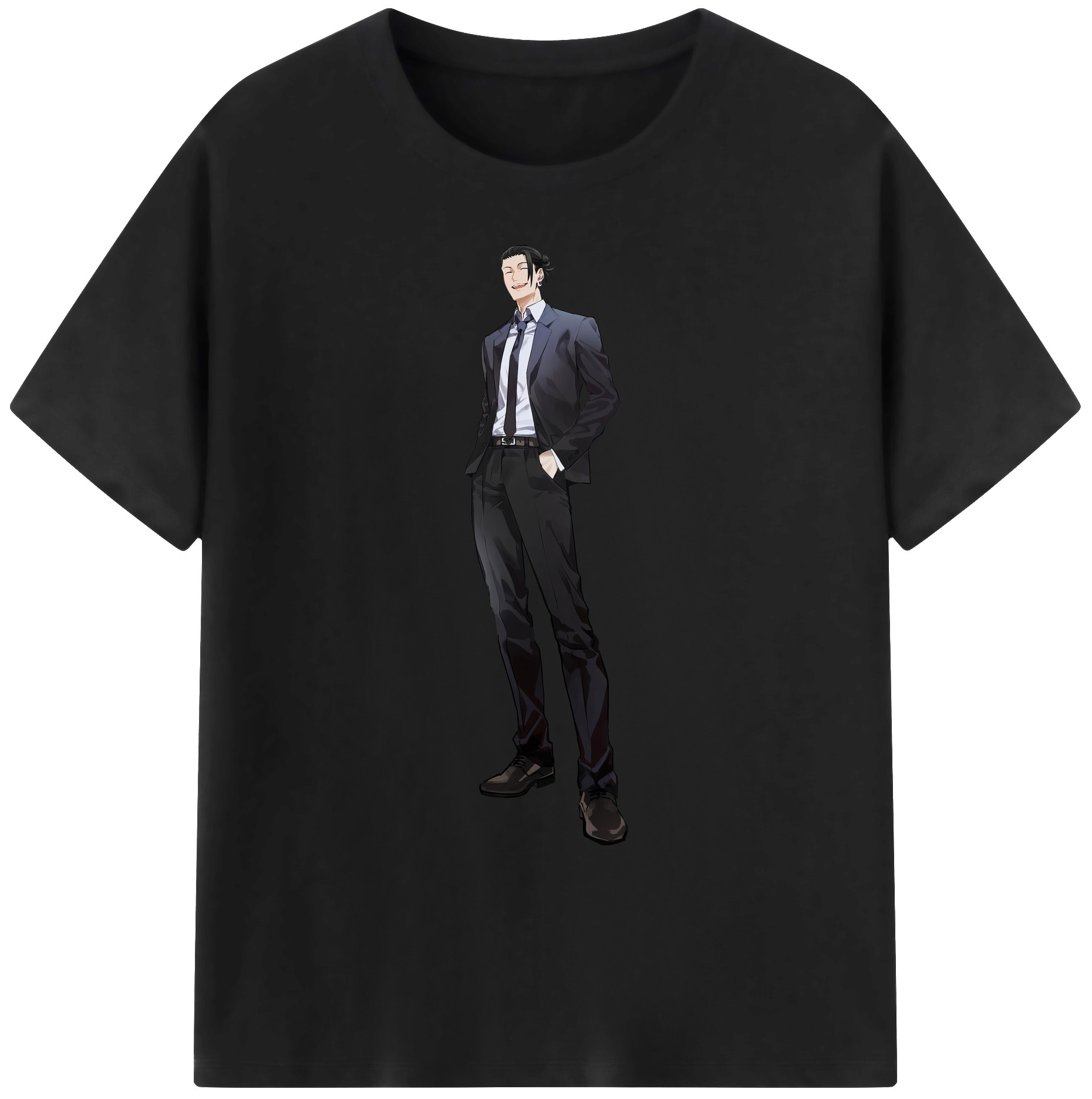 （画像用） 呪術廻戦 Jujutsu Kaisen 綿100％ メンズ半袖Tシャツ｜肌触りやわらか＆通気性