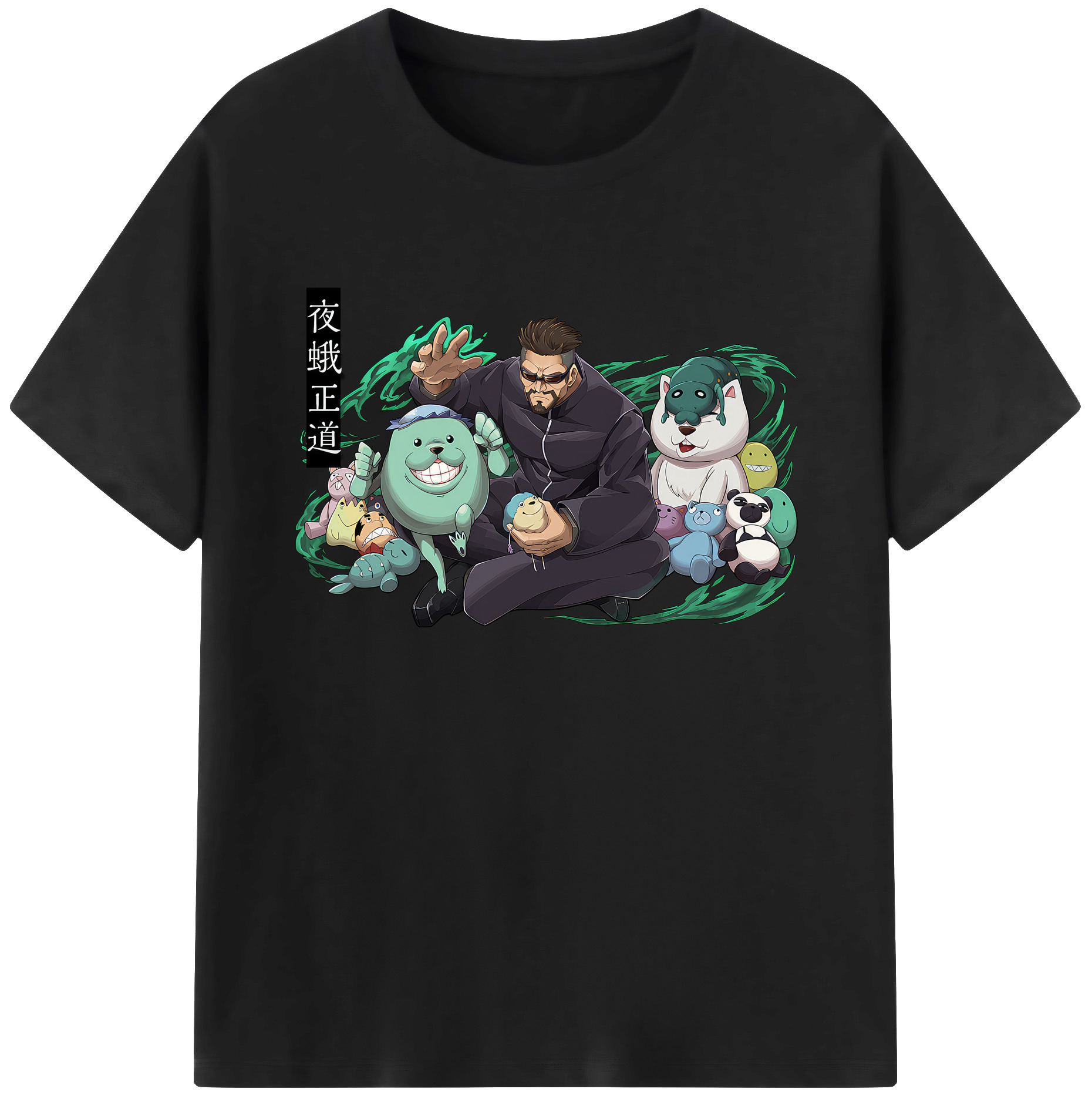 （画像用） 呪術廻戦 Jujutsu Kaisen 綿100％ メンズ半袖Tシャツ｜肌触りやわらか＆通気性