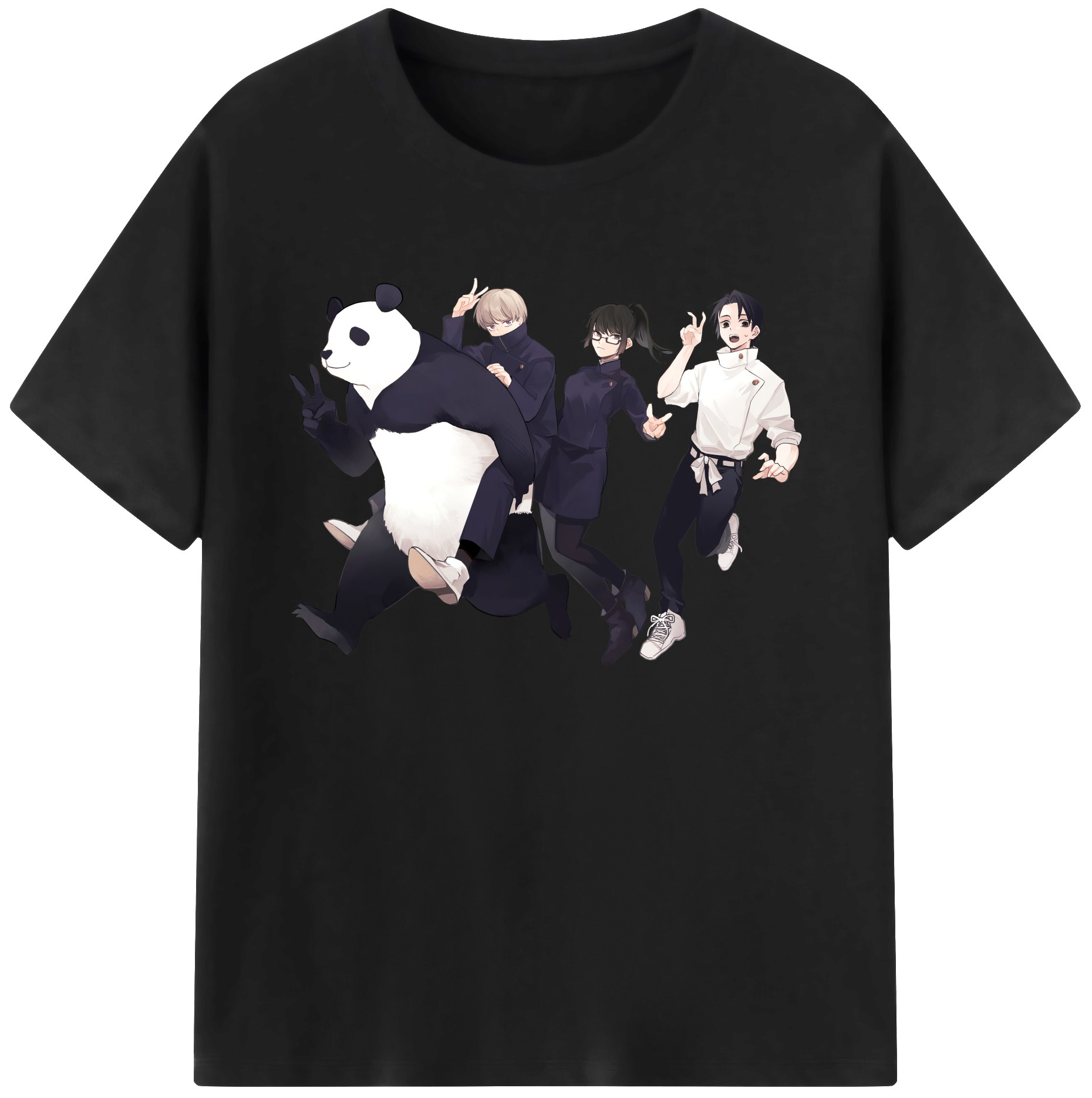 （画像用） 呪術廻戦 Jujutsu Kaisen 綿100％ メンズ半袖Tシャツ｜肌触りやわらか＆通気性