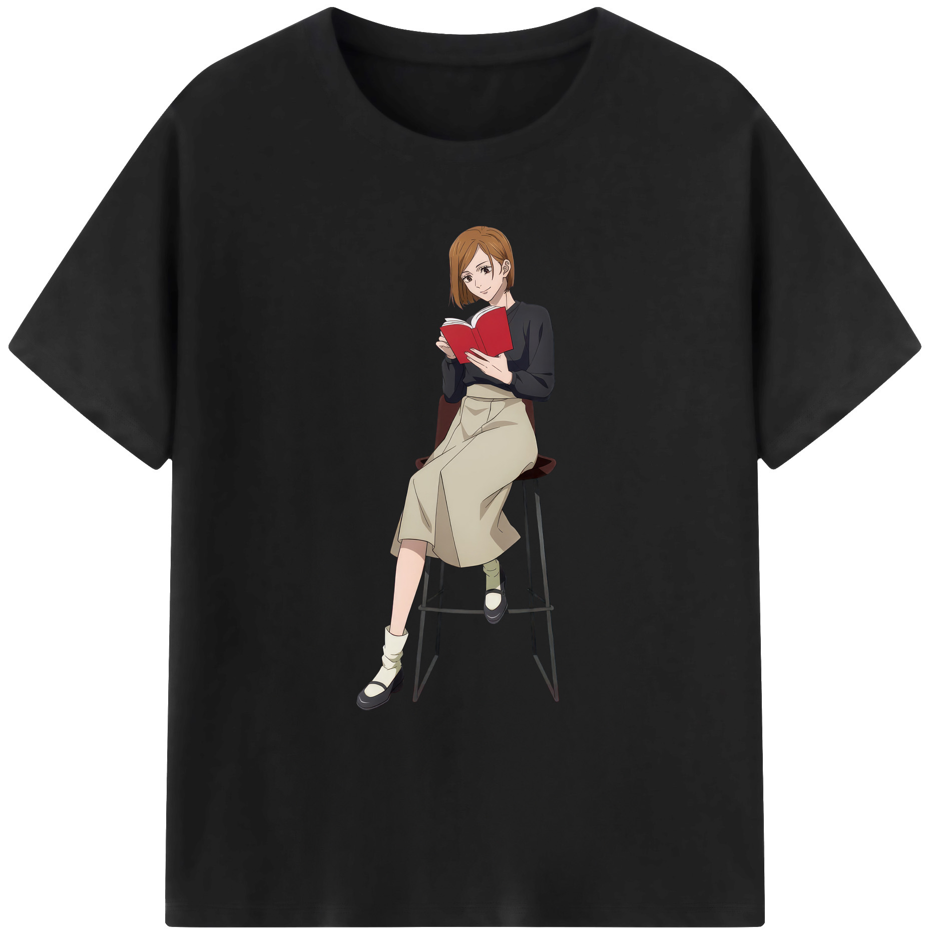 （画像用） 呪術廻戦 Jujutsu Kaisen 綿100％ メンズ半袖Tシャツ｜肌触りやわらか＆通気性