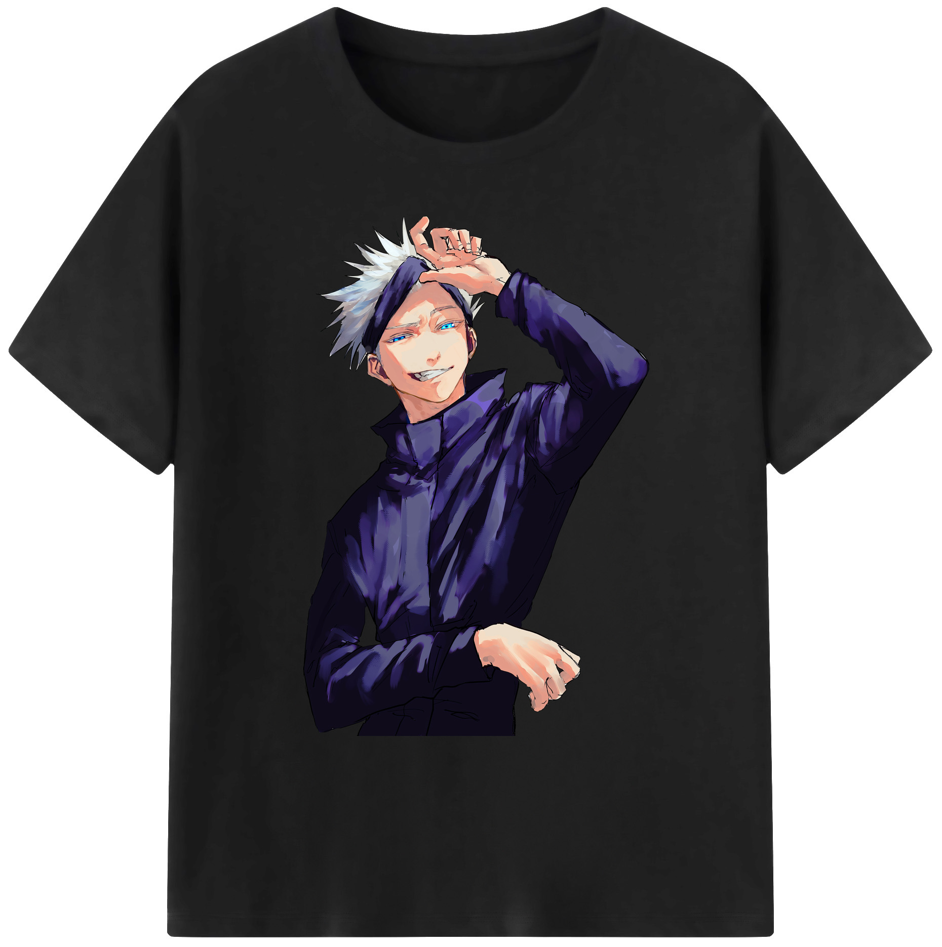 （画像用） 呪術廻戦 Jujutsu Kaisen 綿100％ メンズ半袖Tシャツ｜肌触りやわらか＆通気性