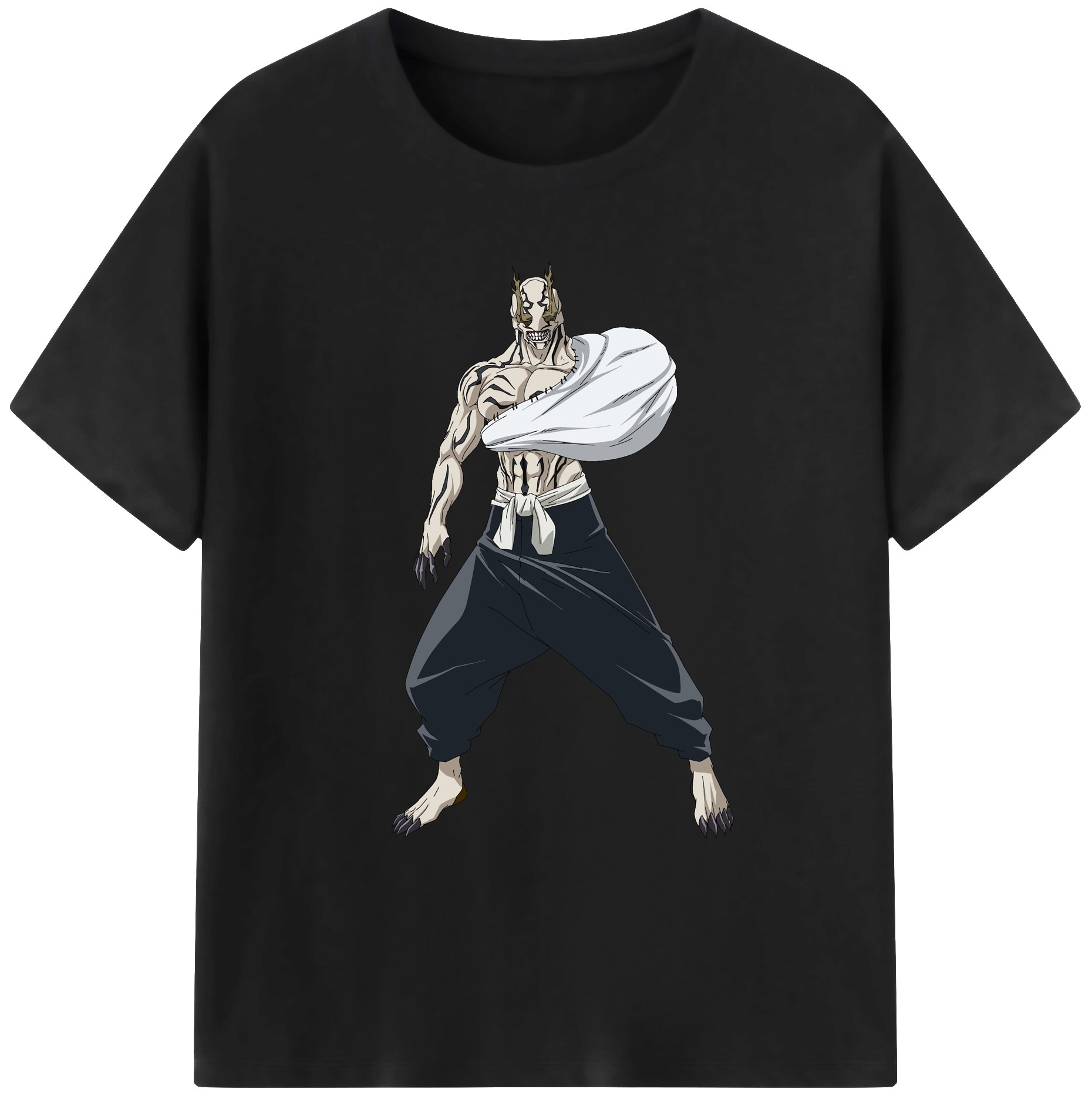 （画像用） 呪術廻戦 Jujutsu Kaisen 綿100％ メンズ半袖Tシャツ｜肌触りやわらか＆通気性