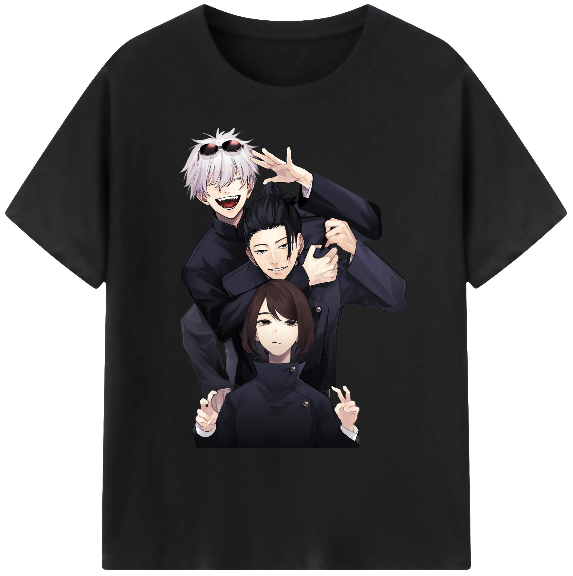 （画像用） 呪術廻戦 Jujutsu Kaisen 綿100％ メンズ半袖Tシャツ｜肌触りやわらか＆通気性