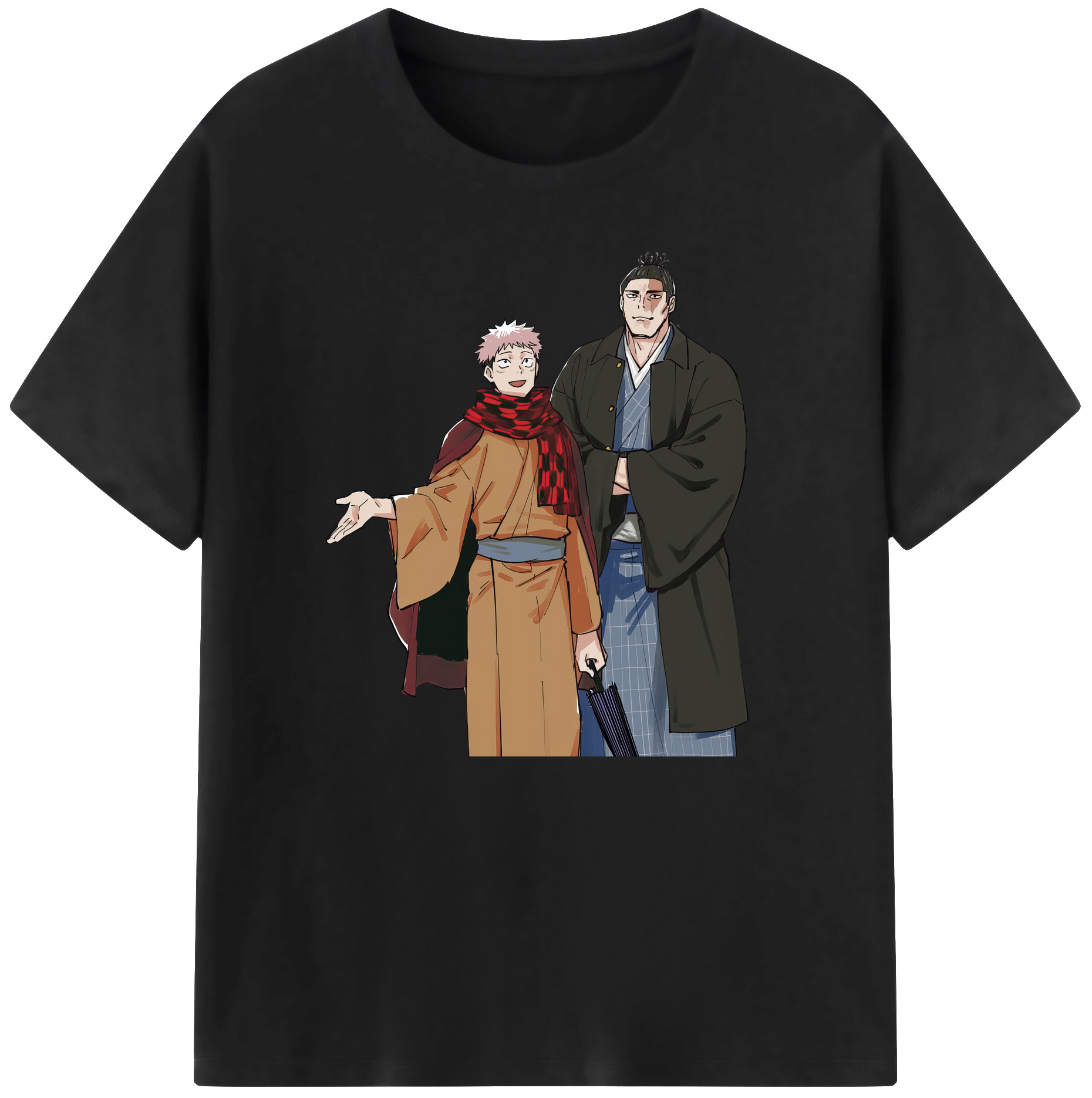 （画像用） 呪術廻戦 Jujutsu Kaisen 綿100％ メンズ半袖Tシャツ｜肌触りやわらか＆通気性