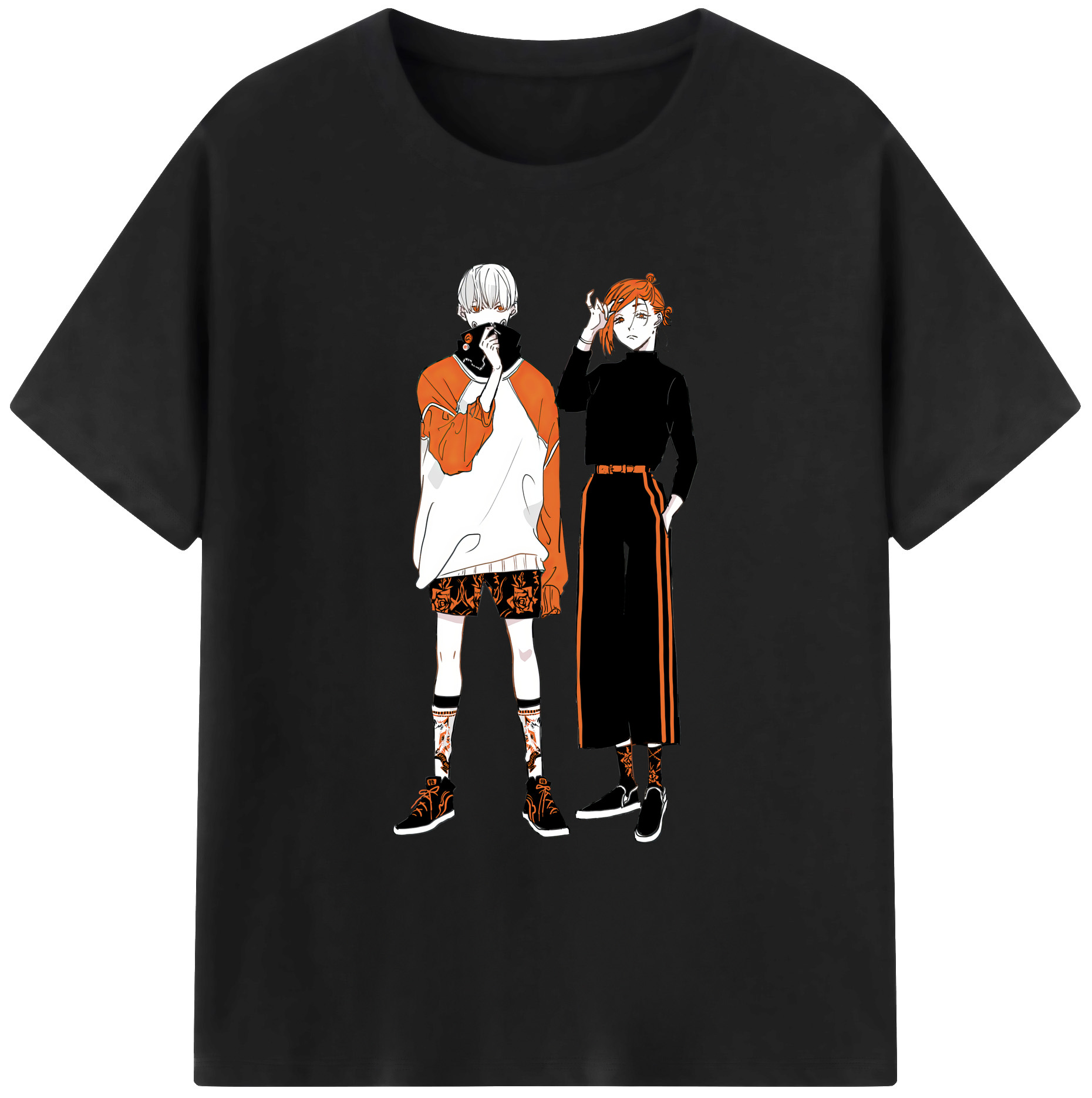 （画像用） 呪術廻戦 Jujutsu Kaisen 綿100％ メンズ半袖Tシャツ｜肌触りやわらか＆通気性