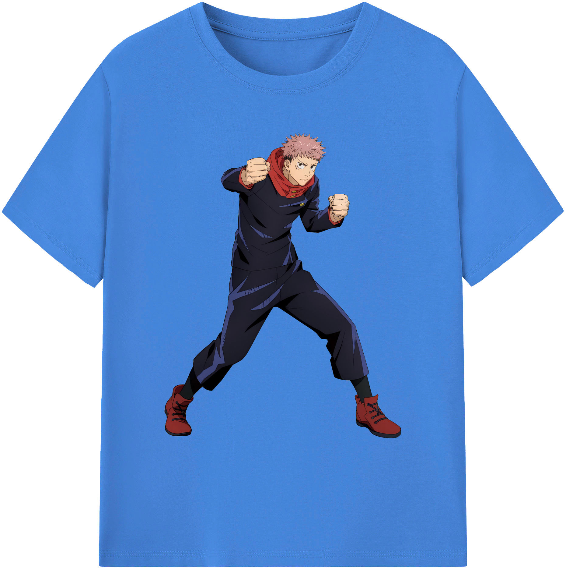 （画像用） 呪術廻戦 Jujutsu Kaisen 綿100％ メンズ半袖Tシャツ｜肌触りやわらか＆通気性