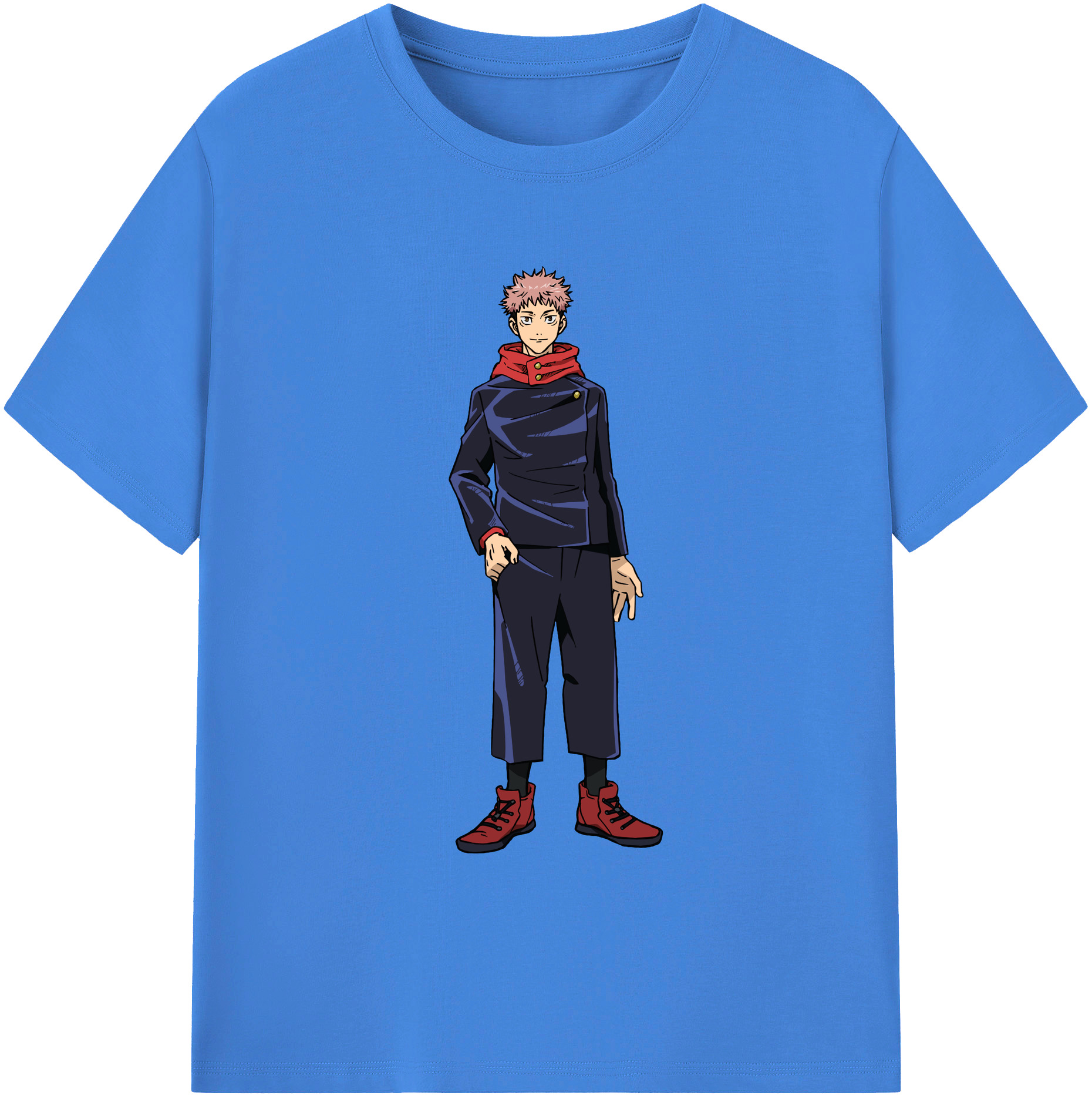 （画像用） 呪術廻戦 Jujutsu Kaisen 綿100％ メンズ半袖Tシャツ｜肌触りやわらか＆通気性
