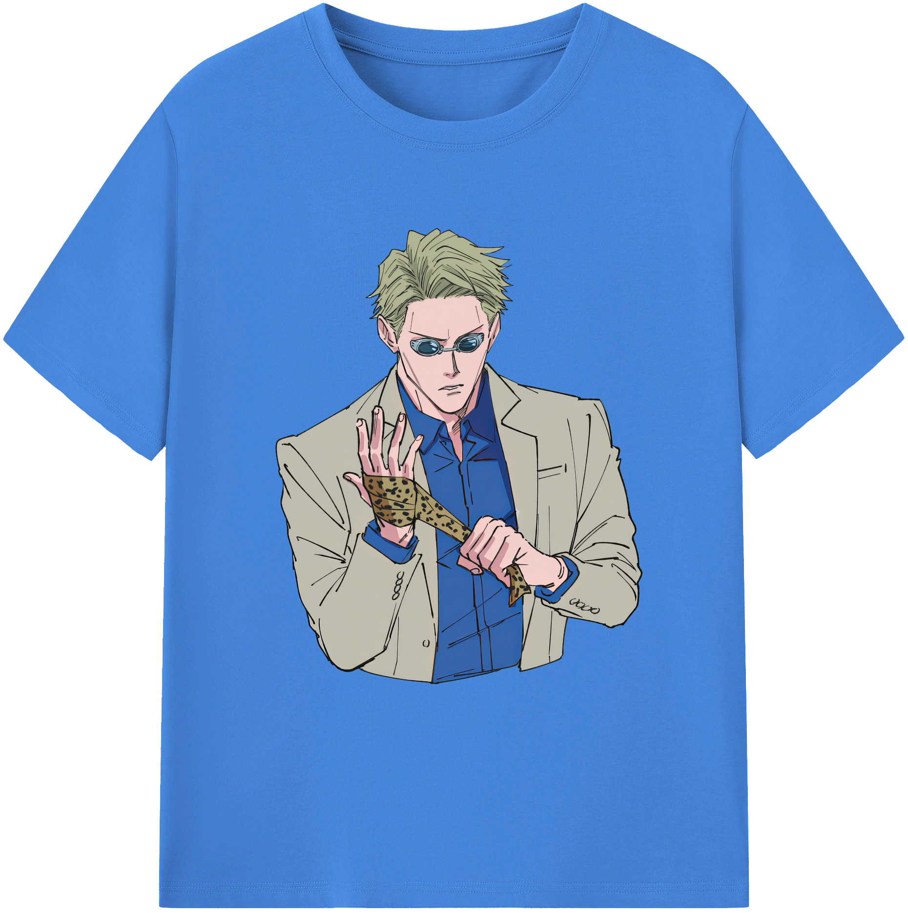 （画像用） 呪術廻戦 Jujutsu Kaisen 綿100％ メンズ半袖Tシャツ｜肌触りやわらか＆通気性