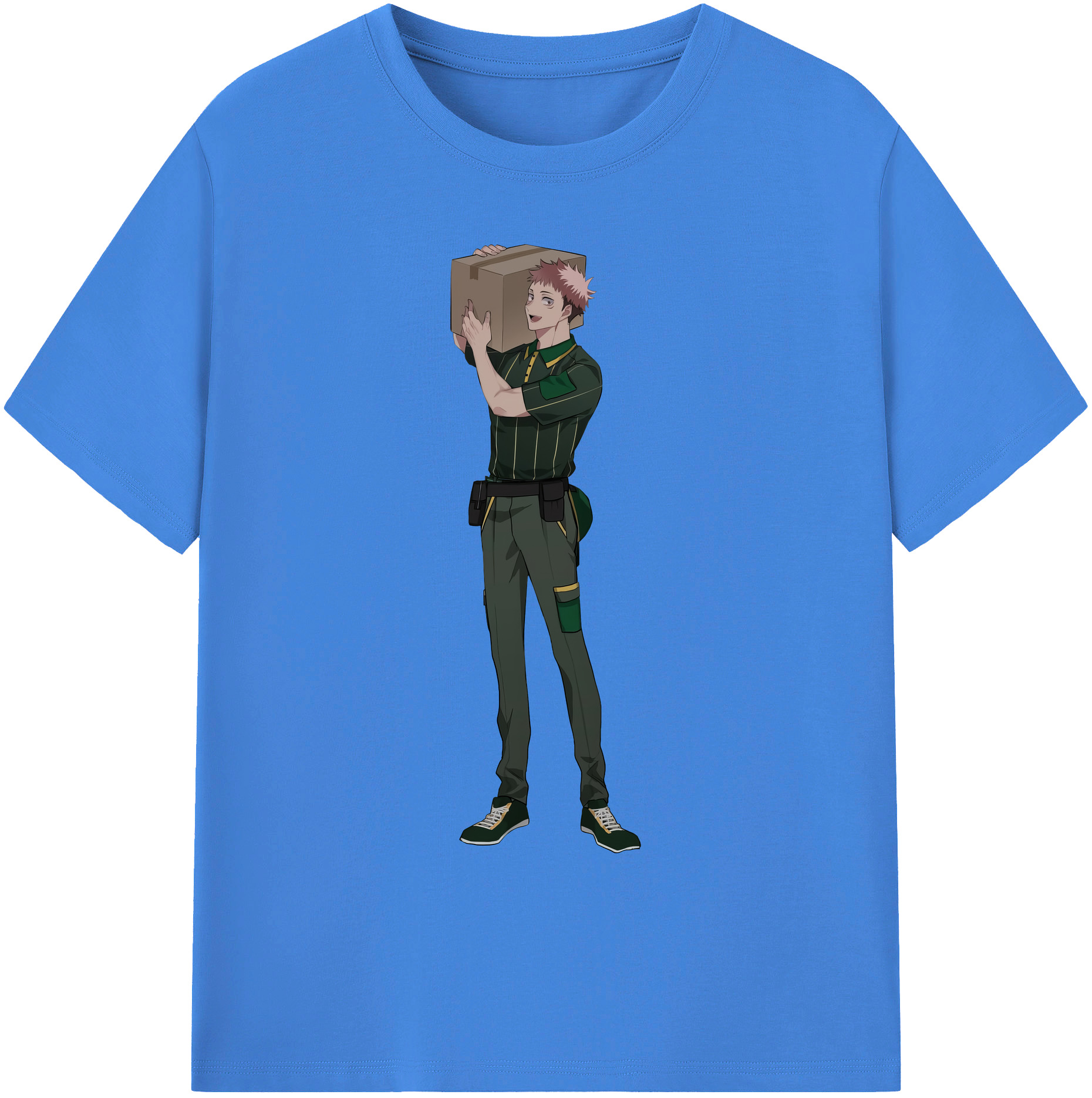 （画像用） 呪術廻戦 Jujutsu Kaisen 綿100％ メンズ半袖Tシャツ｜肌触りやわらか＆通気性