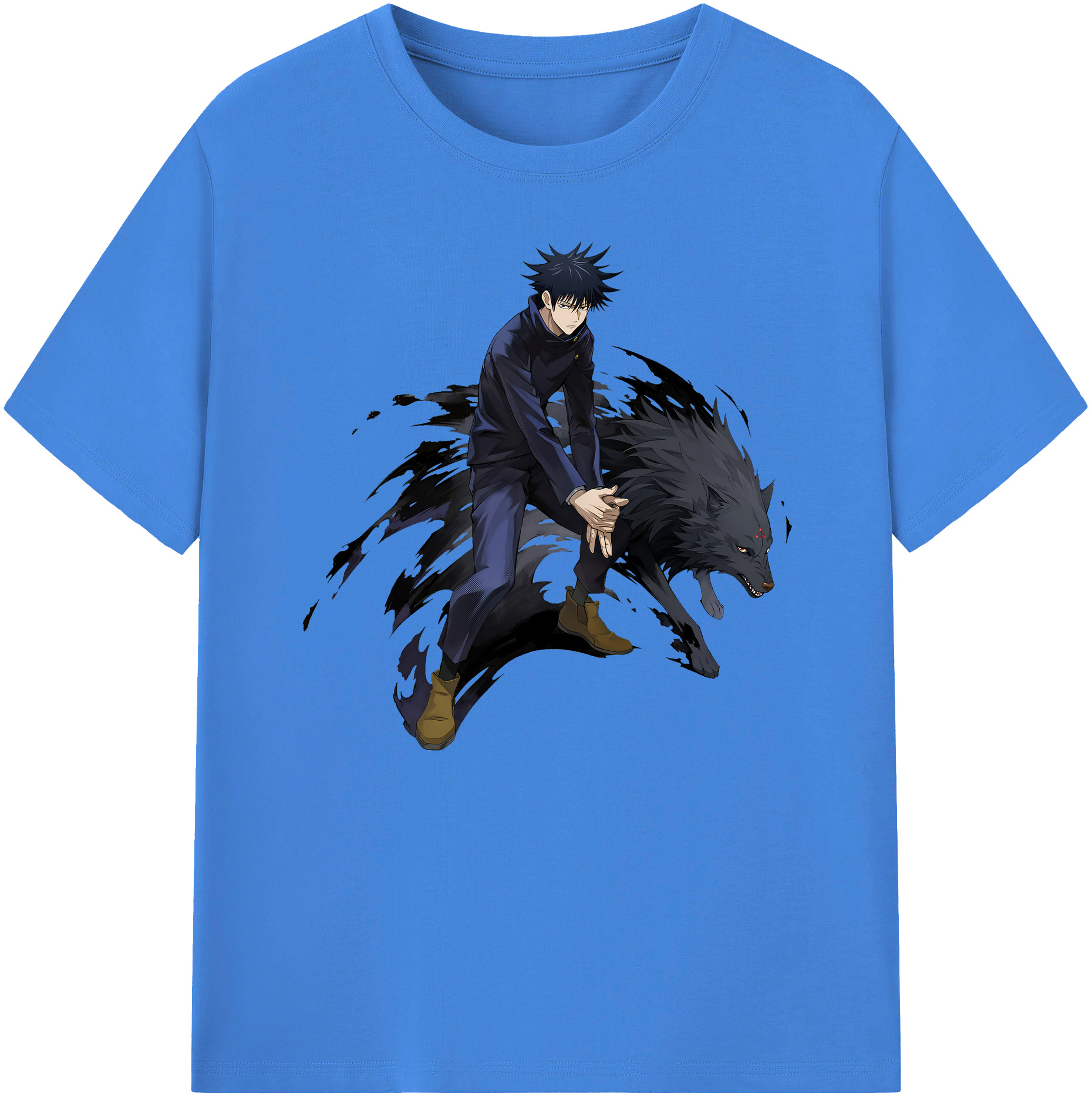 （画像用） 呪術廻戦 Jujutsu Kaisen 綿100％ メンズ半袖Tシャツ｜肌触りやわらか＆通気性