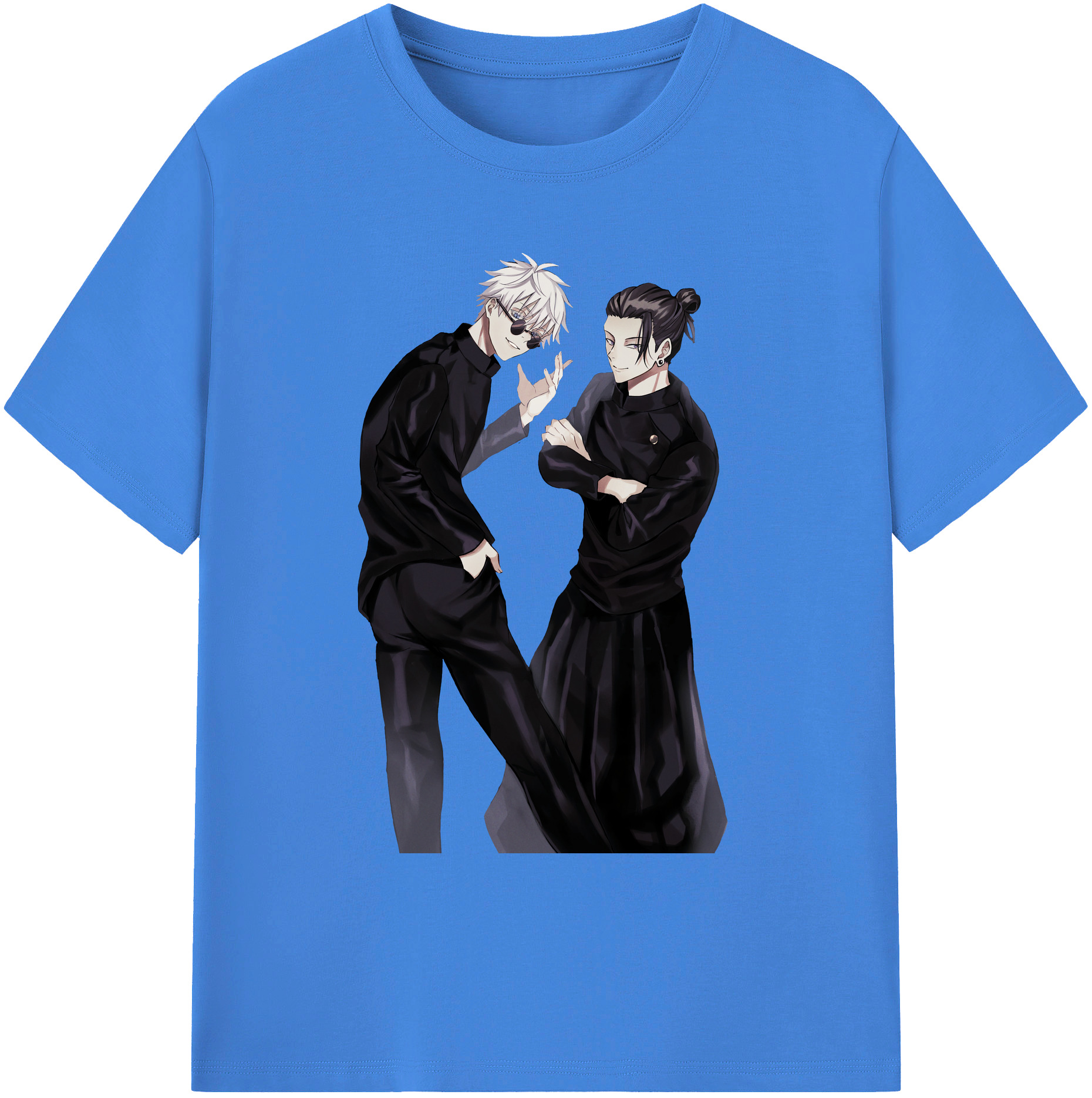 （画像用） 呪術廻戦 Jujutsu Kaisen 綿100％ メンズ半袖Tシャツ｜肌触りやわらか＆通気性