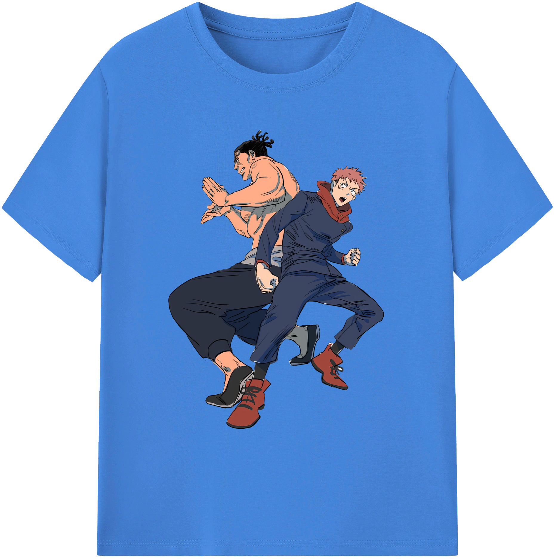 （画像用） 呪術廻戦 Jujutsu Kaisen 綿100％ メンズ半袖Tシャツ｜肌触りやわらか＆通気性