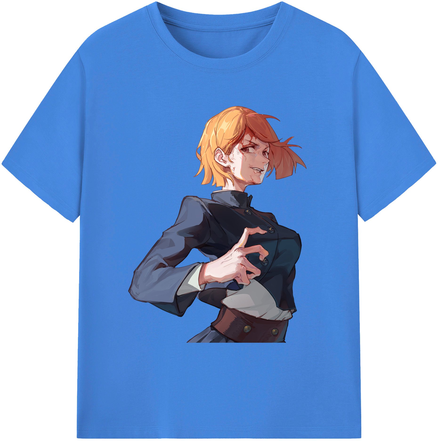 （画像用） 呪術廻戦 Jujutsu Kaisen 綿100％ メンズ半袖Tシャツ｜肌触りやわらか＆通気性
