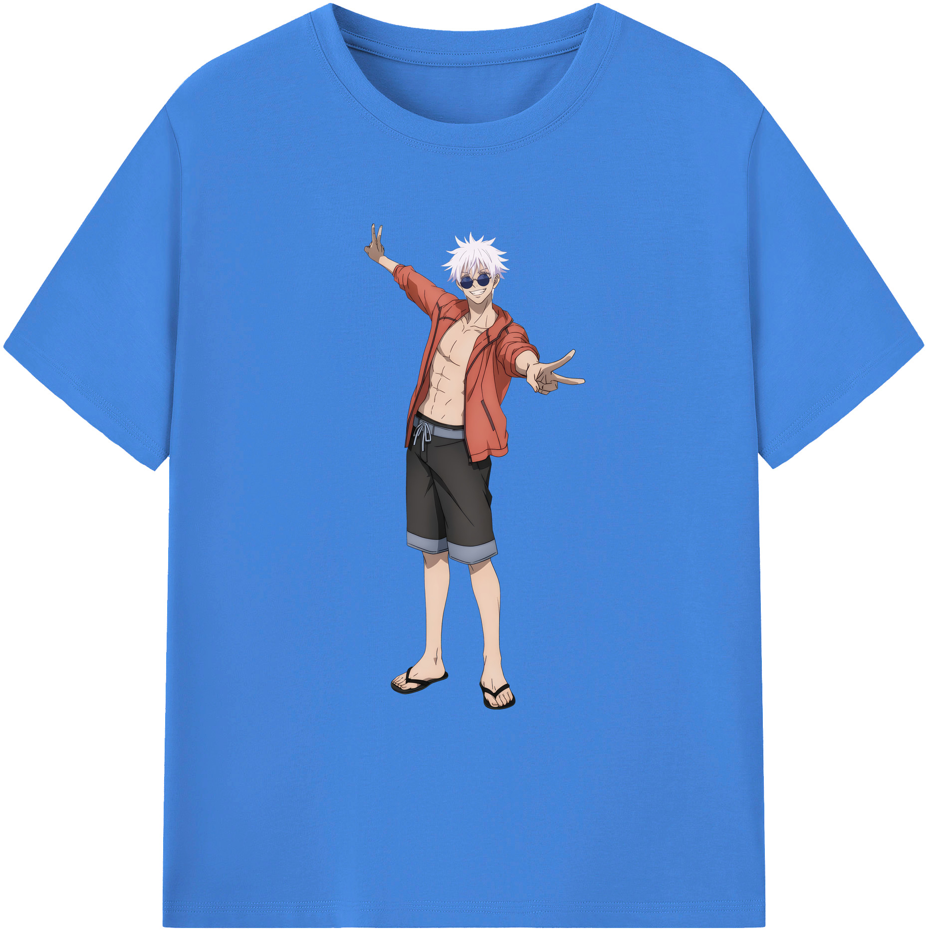 （画像用） 呪術廻戦 Jujutsu Kaisen 綿100％ メンズ半袖Tシャツ｜肌触りやわらか＆通気性