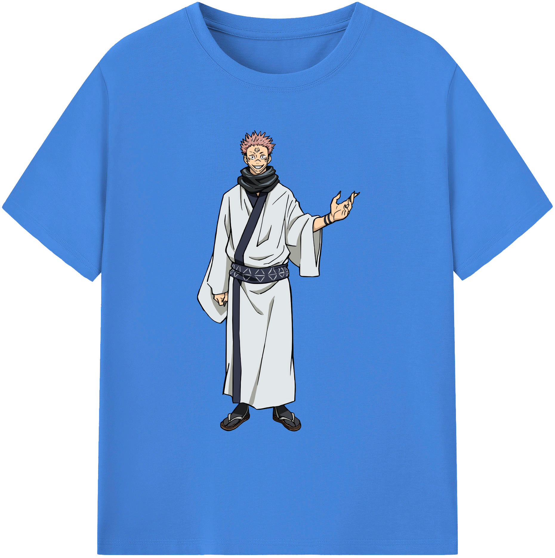 （画像用） 呪術廻戦 Jujutsu Kaisen 綿100％ メンズ半袖Tシャツ｜肌触りやわらか＆通気性