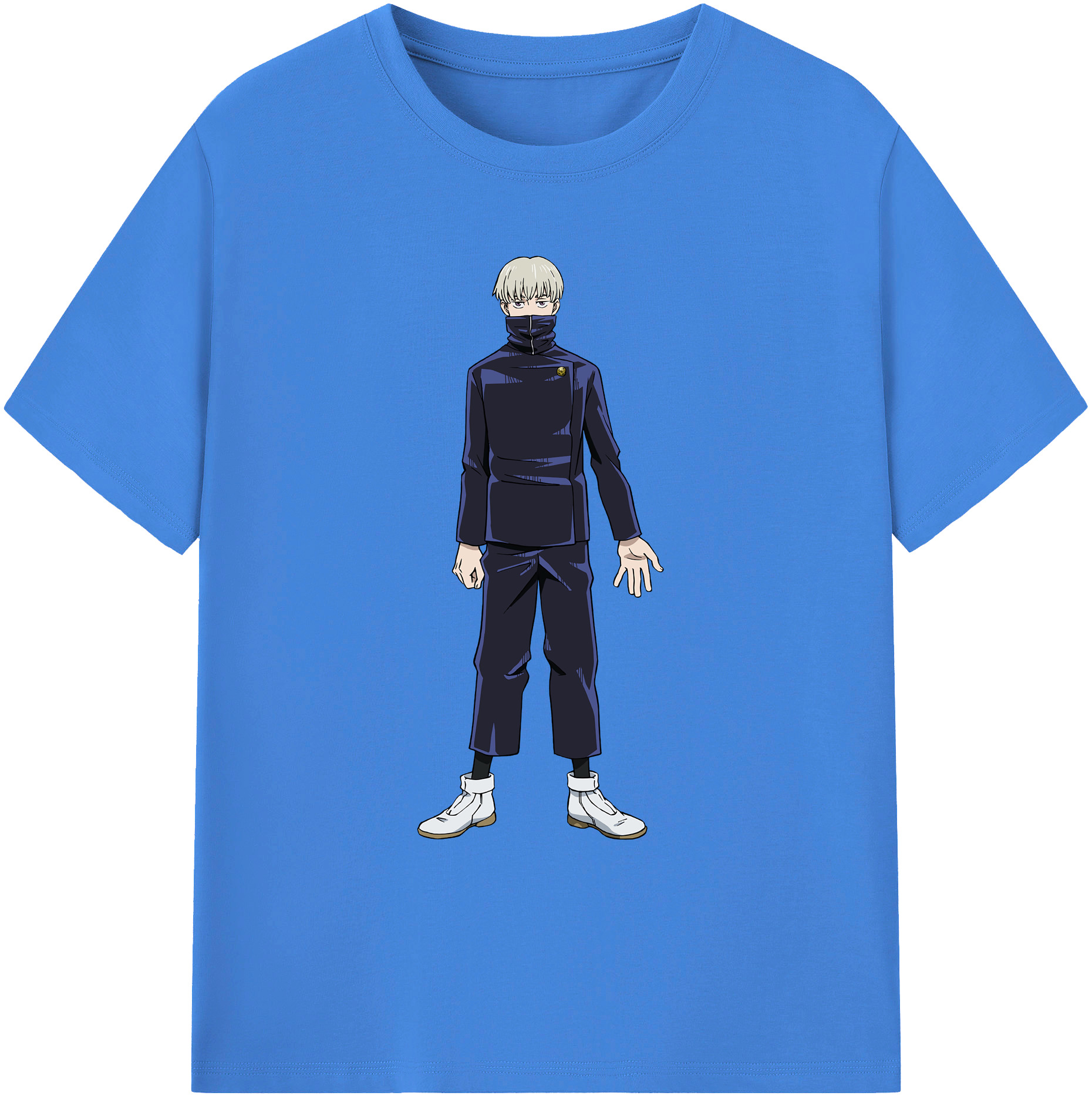 （画像用） 呪術廻戦 Jujutsu Kaisen 綿100％ メンズ半袖Tシャツ｜肌触りやわらか＆通気性