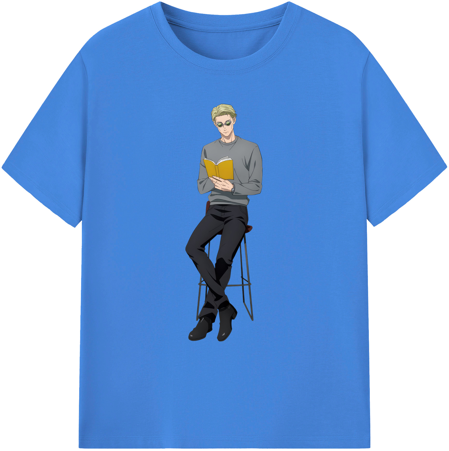 （画像用） 呪術廻戦 Jujutsu Kaisen 綿100％ メンズ半袖Tシャツ｜肌触りやわらか＆通気性