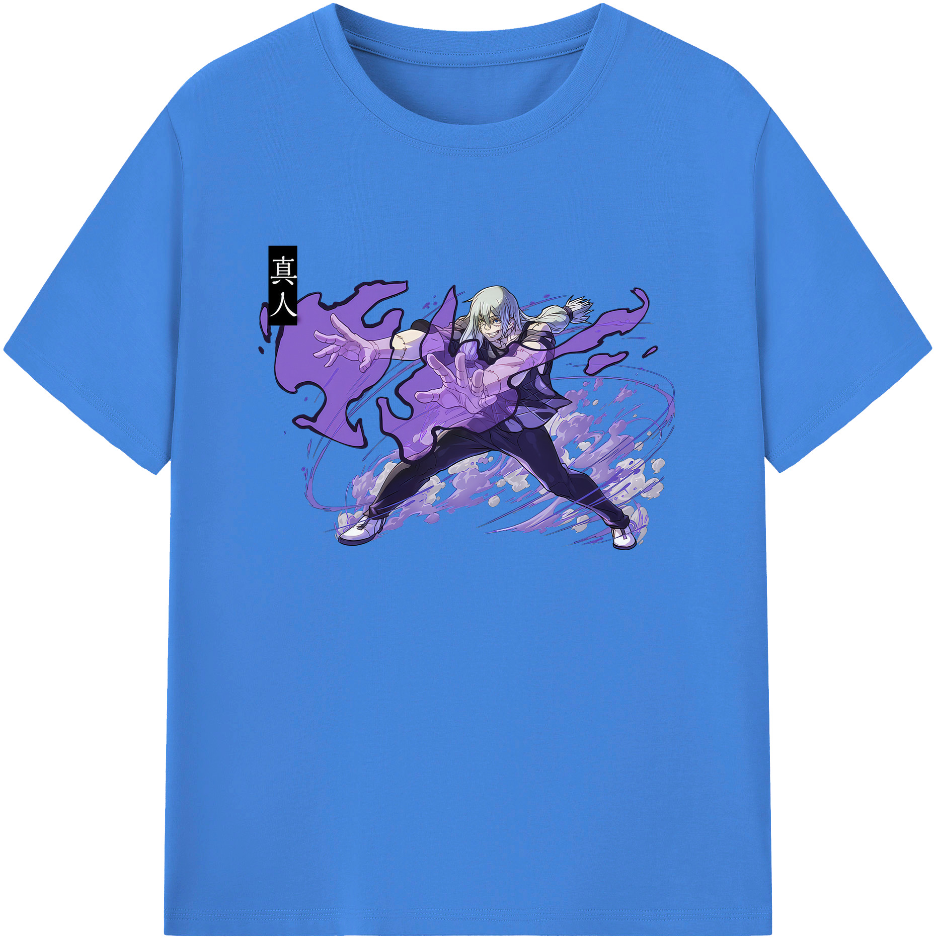 （画像用） 呪術廻戦 Jujutsu Kaisen 綿100％ メンズ半袖Tシャツ｜肌触りやわらか＆通気性