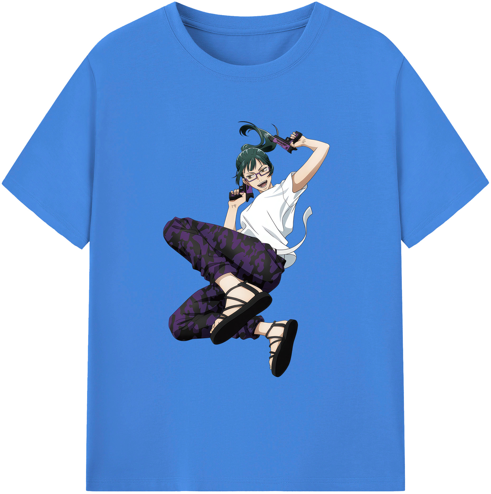 （画像用） 呪術廻戦 Jujutsu Kaisen 綿100％ メンズ半袖Tシャツ｜肌触りやわらか＆通気性