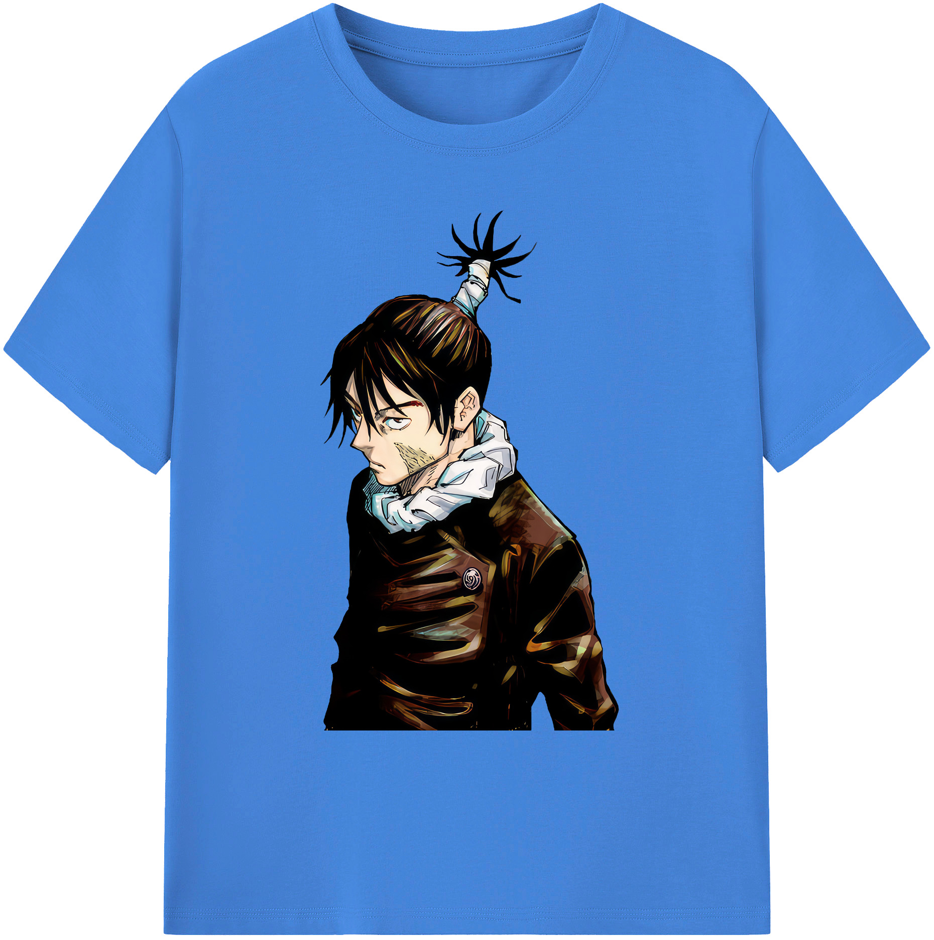 （画像用） 呪術廻戦 Jujutsu Kaisen 綿100％ メンズ半袖Tシャツ｜肌触りやわらか＆通気性