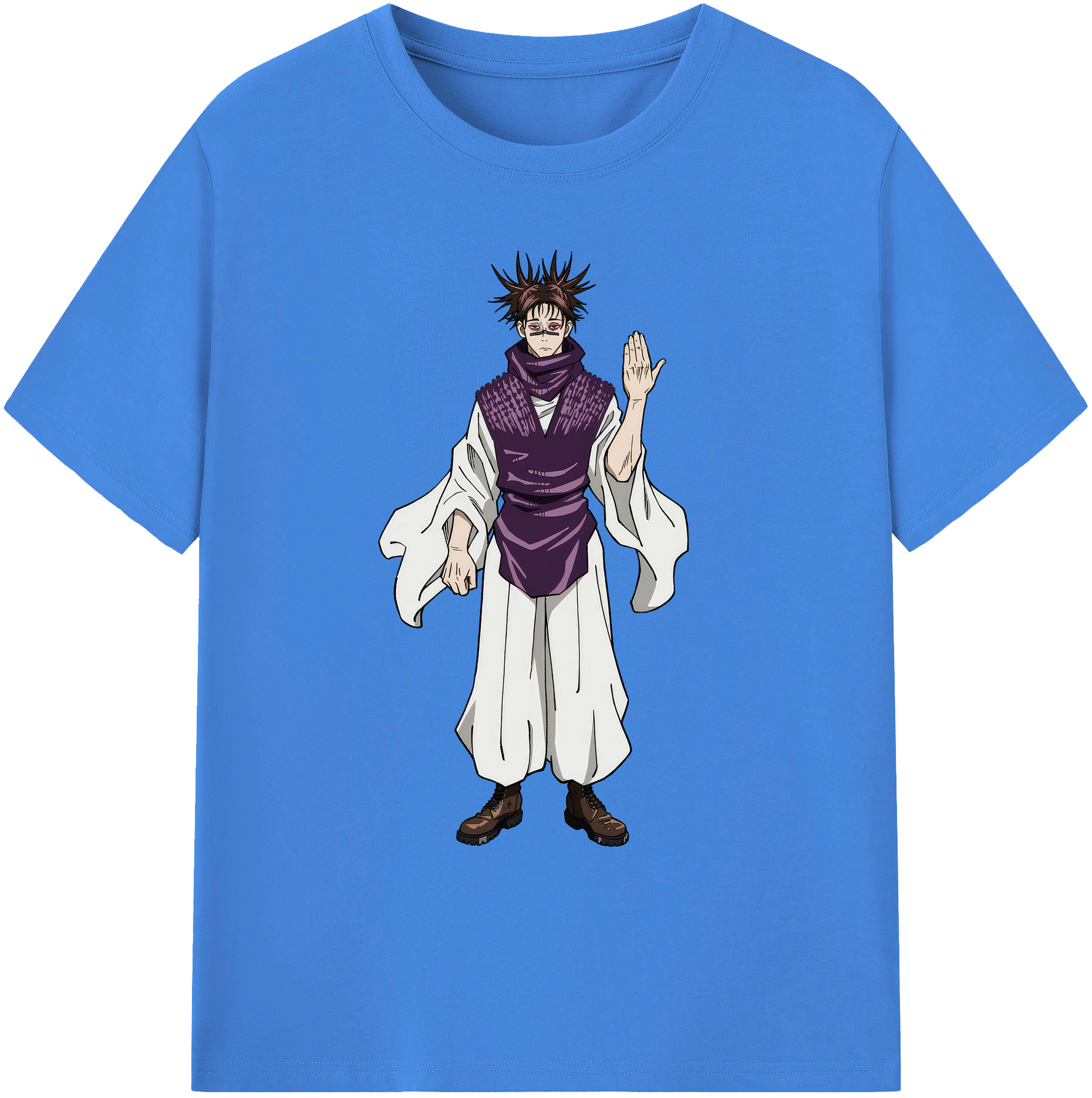 （画像用） 呪術廻戦 Jujutsu Kaisen 綿100％ メンズ半袖Tシャツ｜肌触りやわらか＆通気性