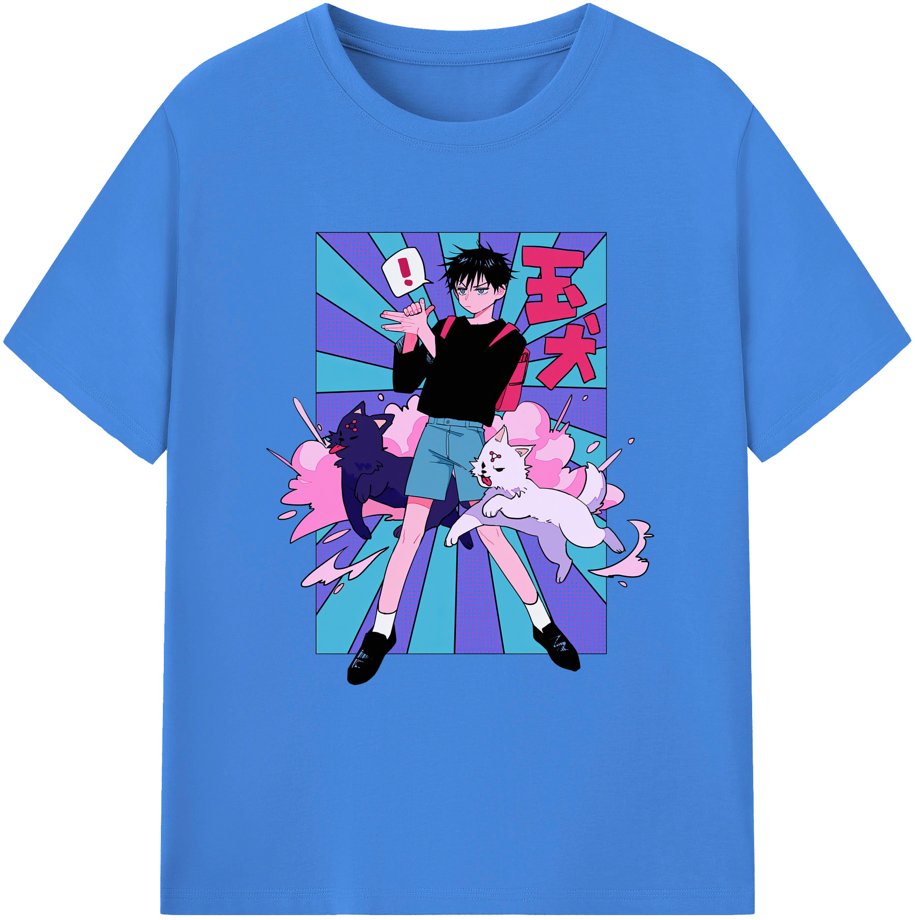 （画像用） 呪術廻戦 Jujutsu Kaisen 綿100％ メンズ半袖Tシャツ｜肌触りやわらか＆通気性