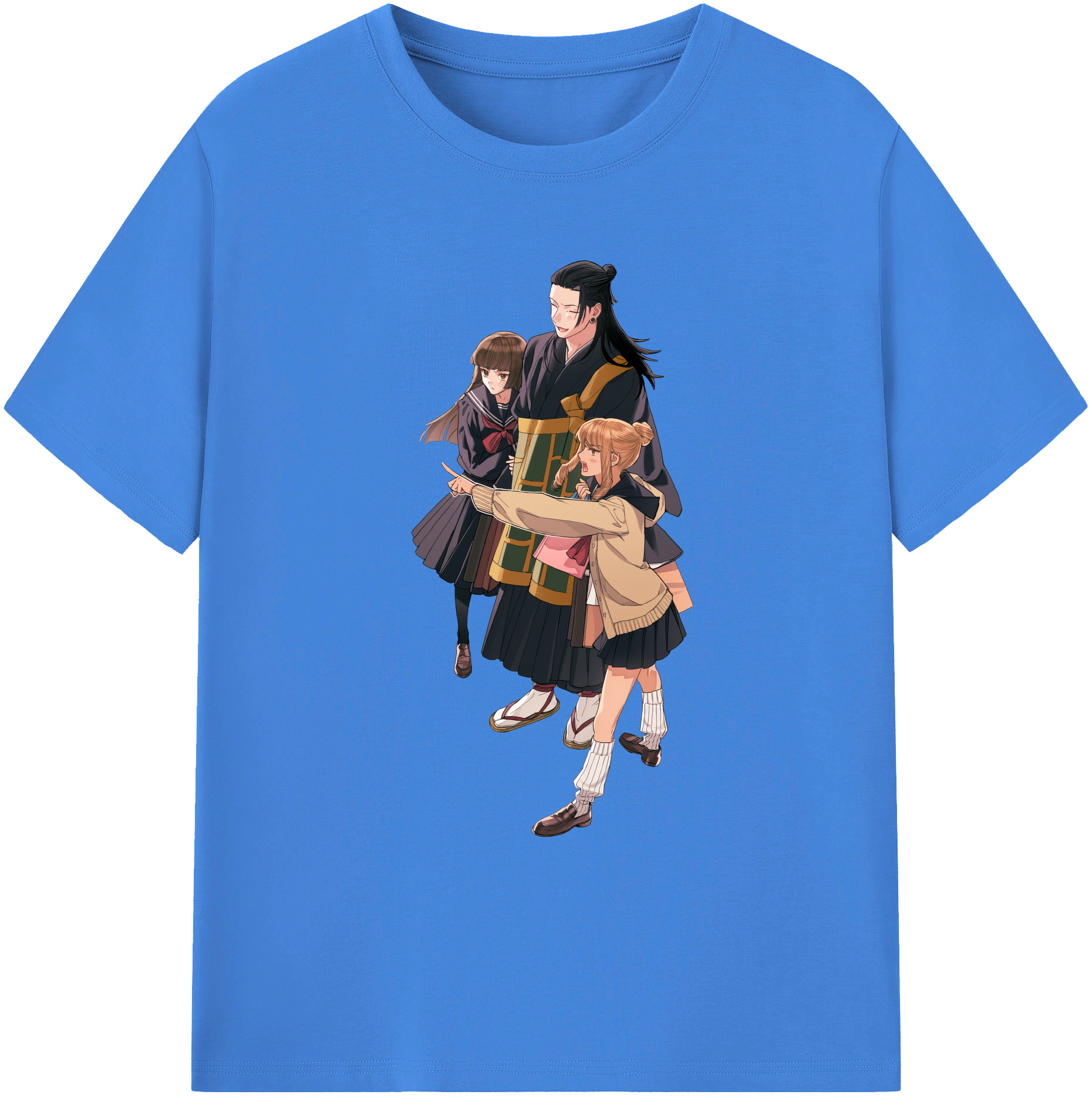 （画像用） 呪術廻戦 Jujutsu Kaisen 綿100％ メンズ半袖Tシャツ｜肌触りやわらか＆通気性