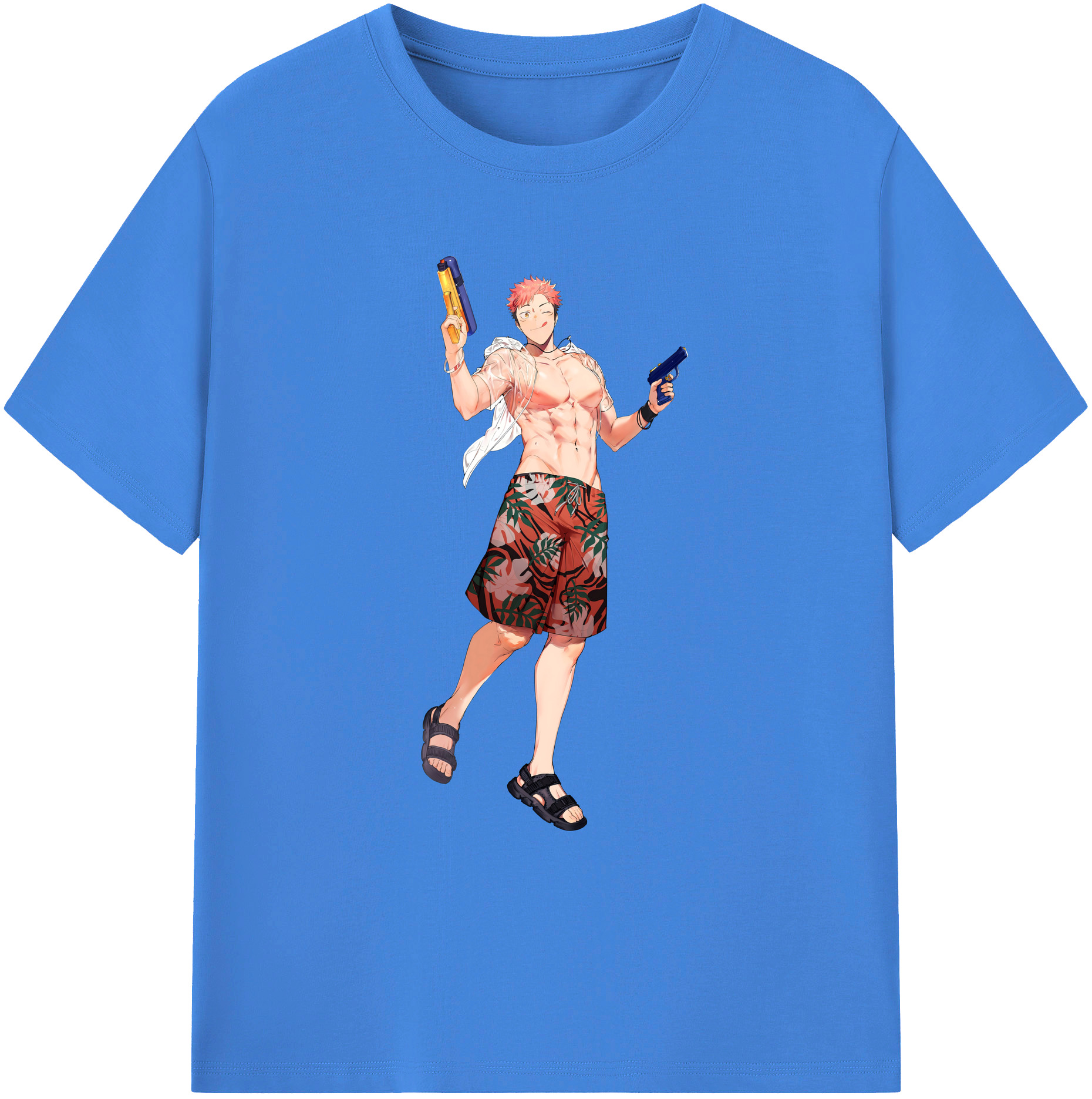 （画像用） 呪術廻戦 Jujutsu Kaisen 綿100％ メンズ半袖Tシャツ｜肌触りやわらか＆通気性