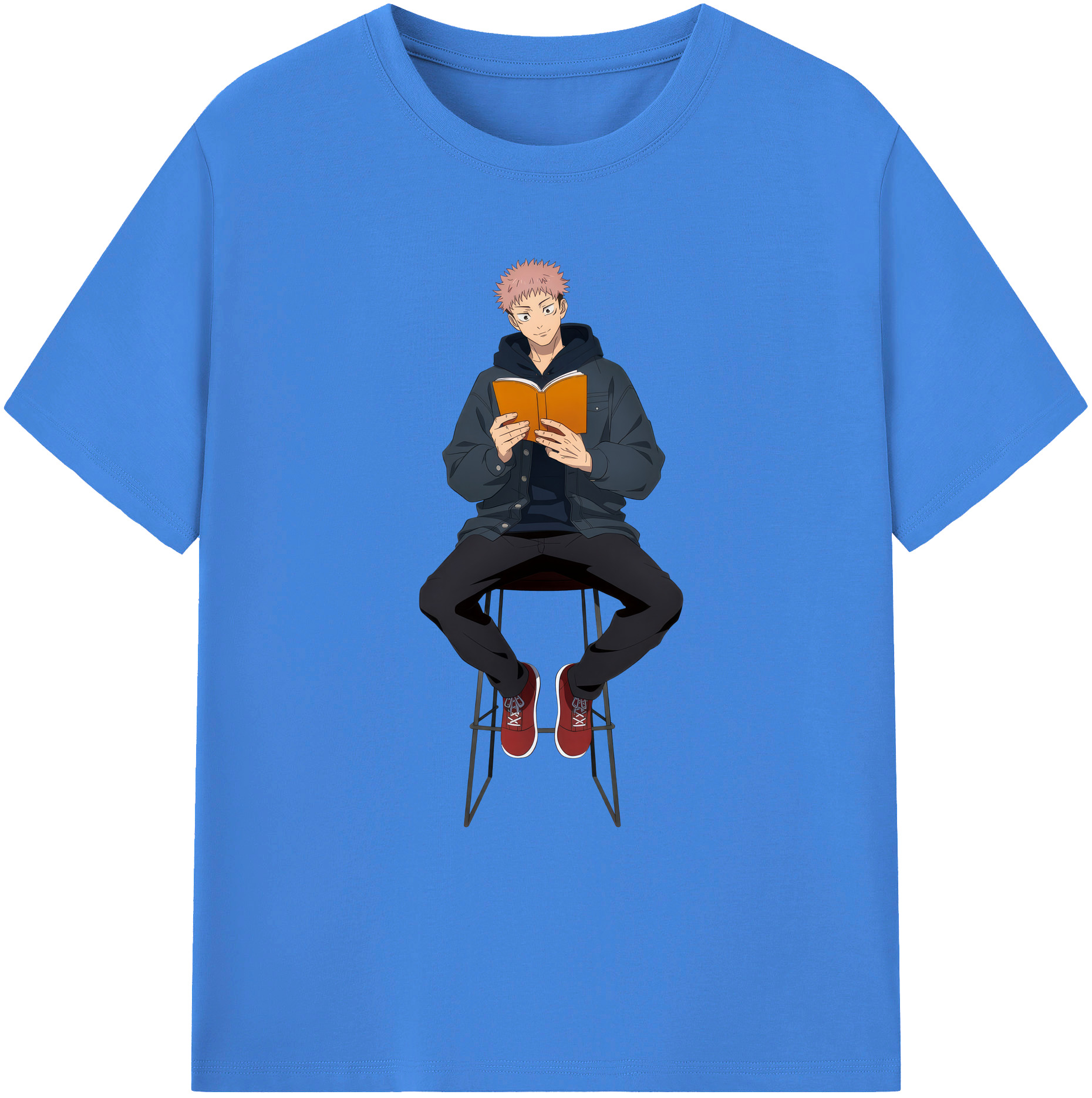 （画像用） 呪術廻戦 Jujutsu Kaisen 綿100％ メンズ半袖Tシャツ｜肌触りやわらか＆通気性