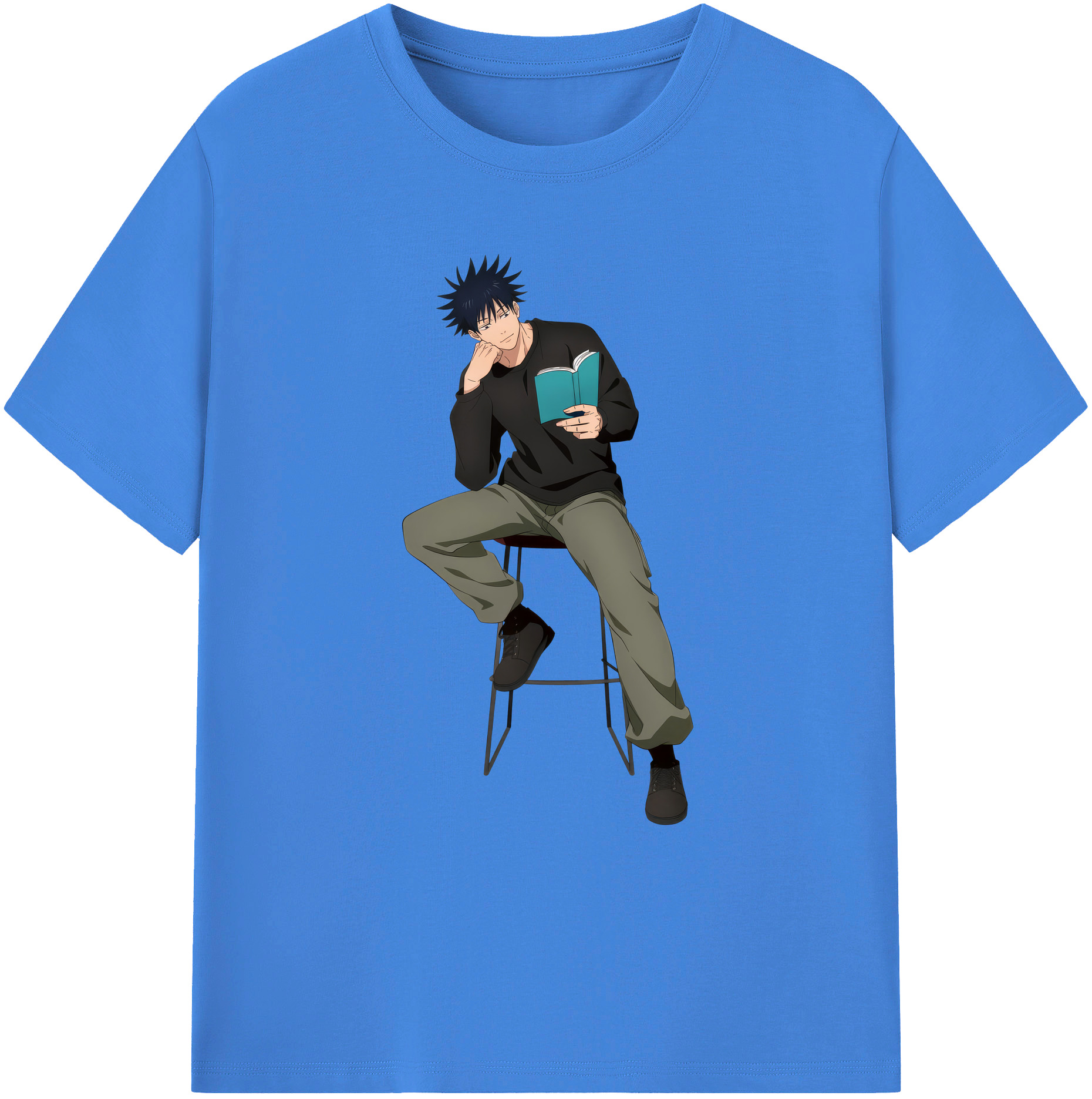 （画像用） 呪術廻戦 Jujutsu Kaisen 綿100％ メンズ半袖Tシャツ｜肌触りやわらか＆通気性