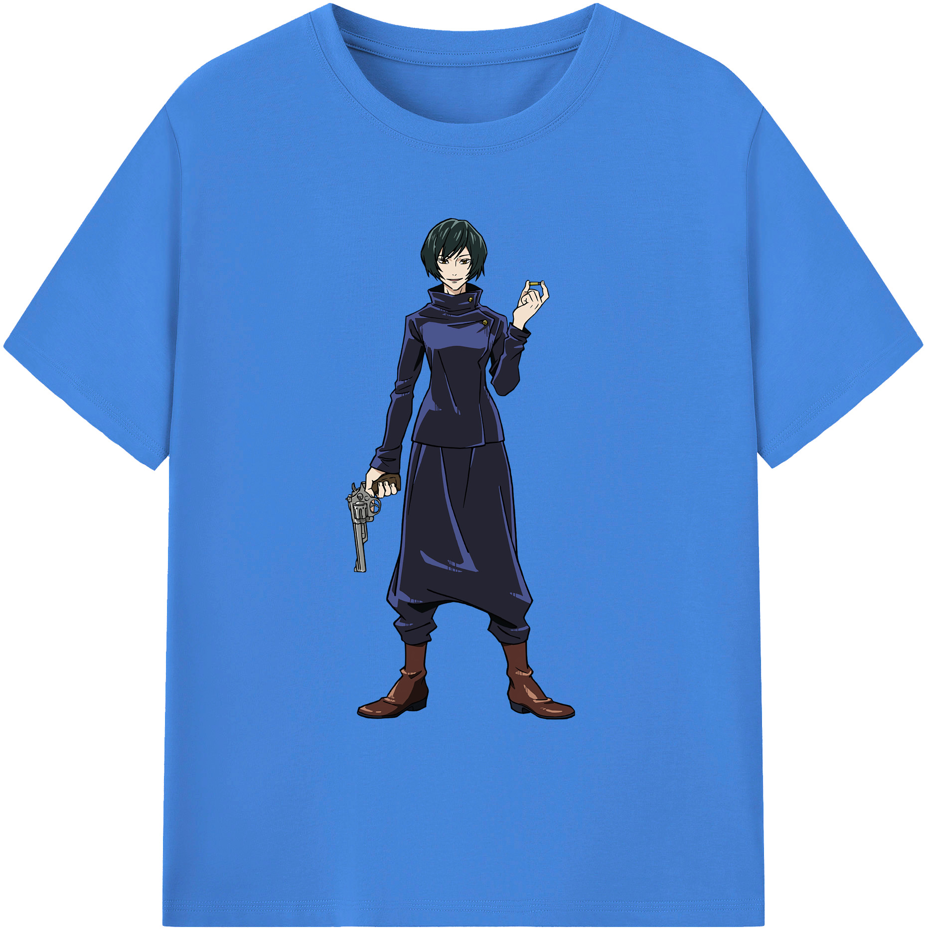 （画像用） 呪術廻戦 Jujutsu Kaisen 綿100％ メンズ半袖Tシャツ｜肌触りやわらか＆通気性