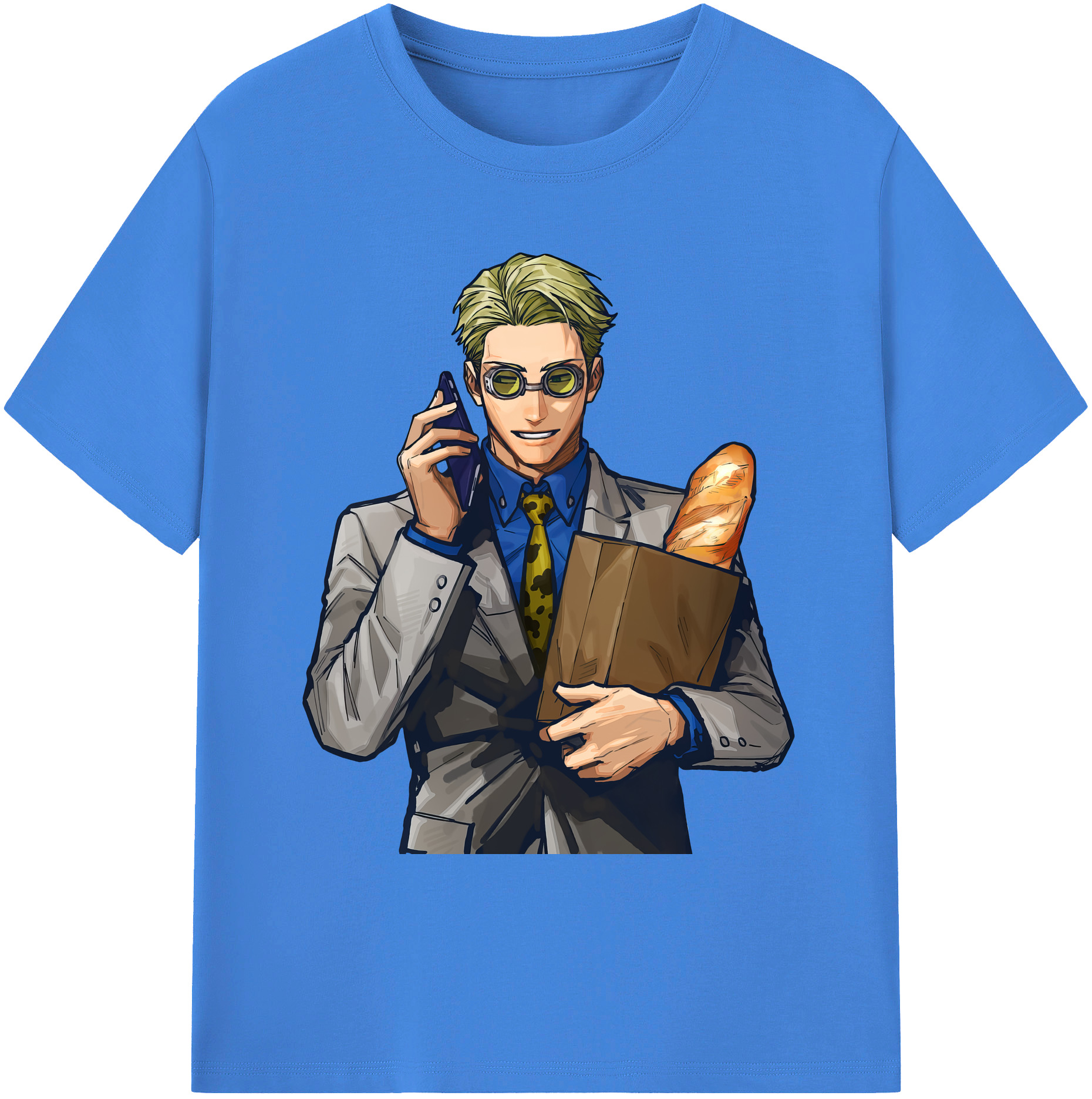 （画像用） 呪術廻戦 Jujutsu Kaisen 綿100％ メンズ半袖Tシャツ｜肌触りやわらか＆通気性