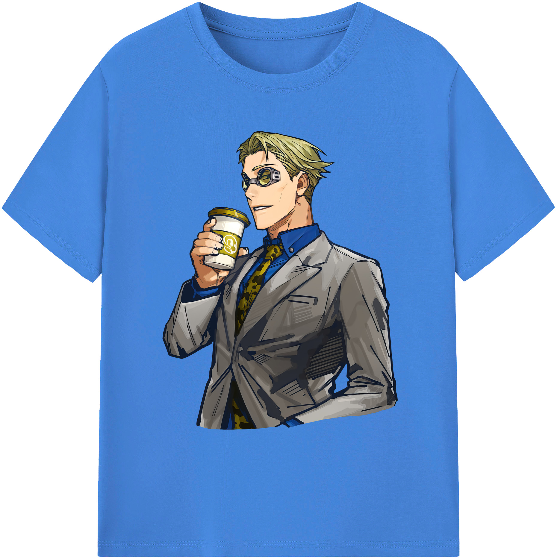 （画像用） 呪術廻戦 Jujutsu Kaisen 綿100％ メンズ半袖Tシャツ｜肌触りやわらか＆通気性