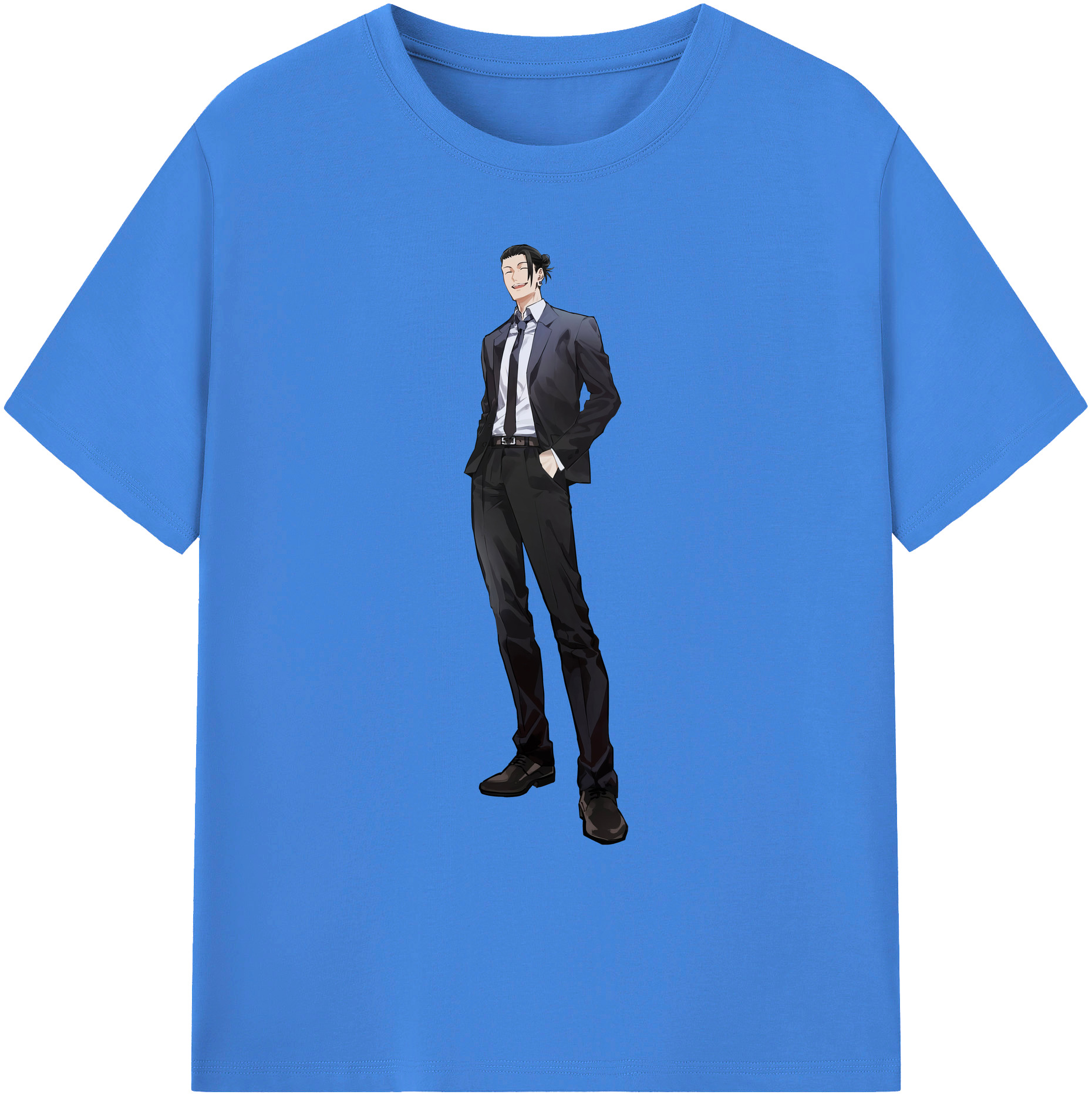（画像用） 呪術廻戦 Jujutsu Kaisen 綿100％ メンズ半袖Tシャツ｜肌触りやわらか＆通気性