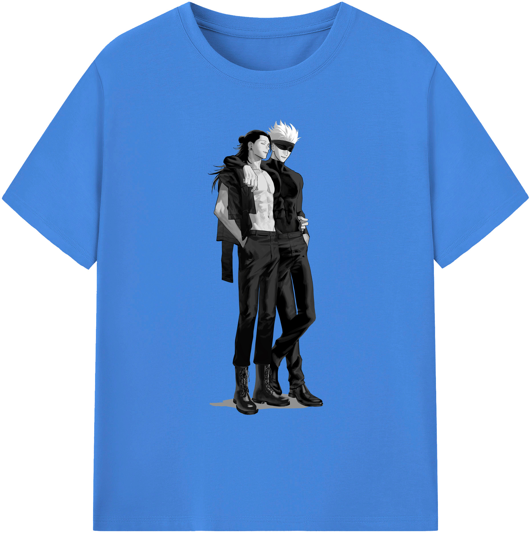 （画像用） 呪術廻戦 Jujutsu Kaisen 綿100％ メンズ半袖Tシャツ｜肌触りやわらか＆通気性