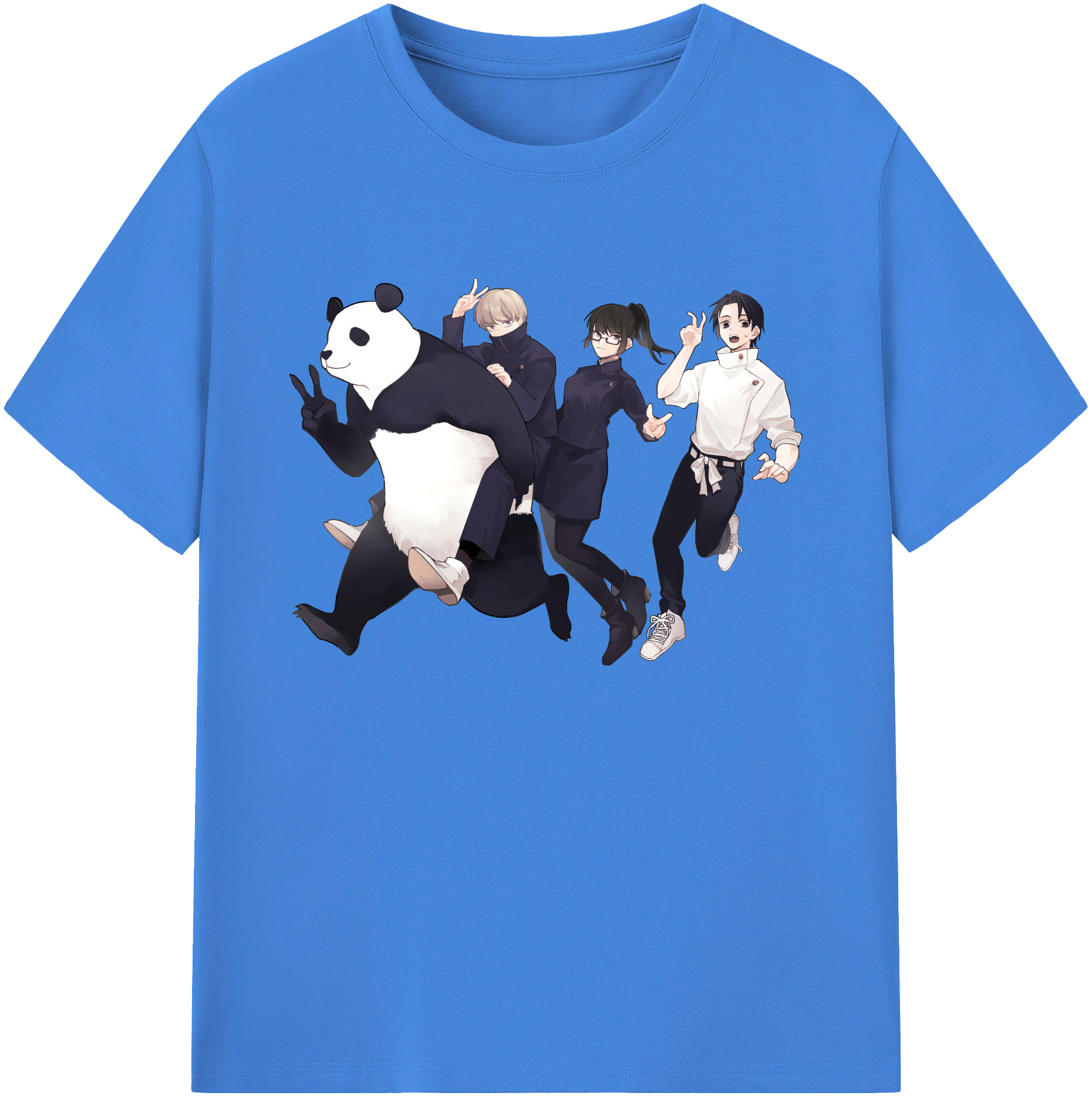（画像用） 呪術廻戦 Jujutsu Kaisen 綿100％ メンズ半袖Tシャツ｜肌触りやわらか＆通気性