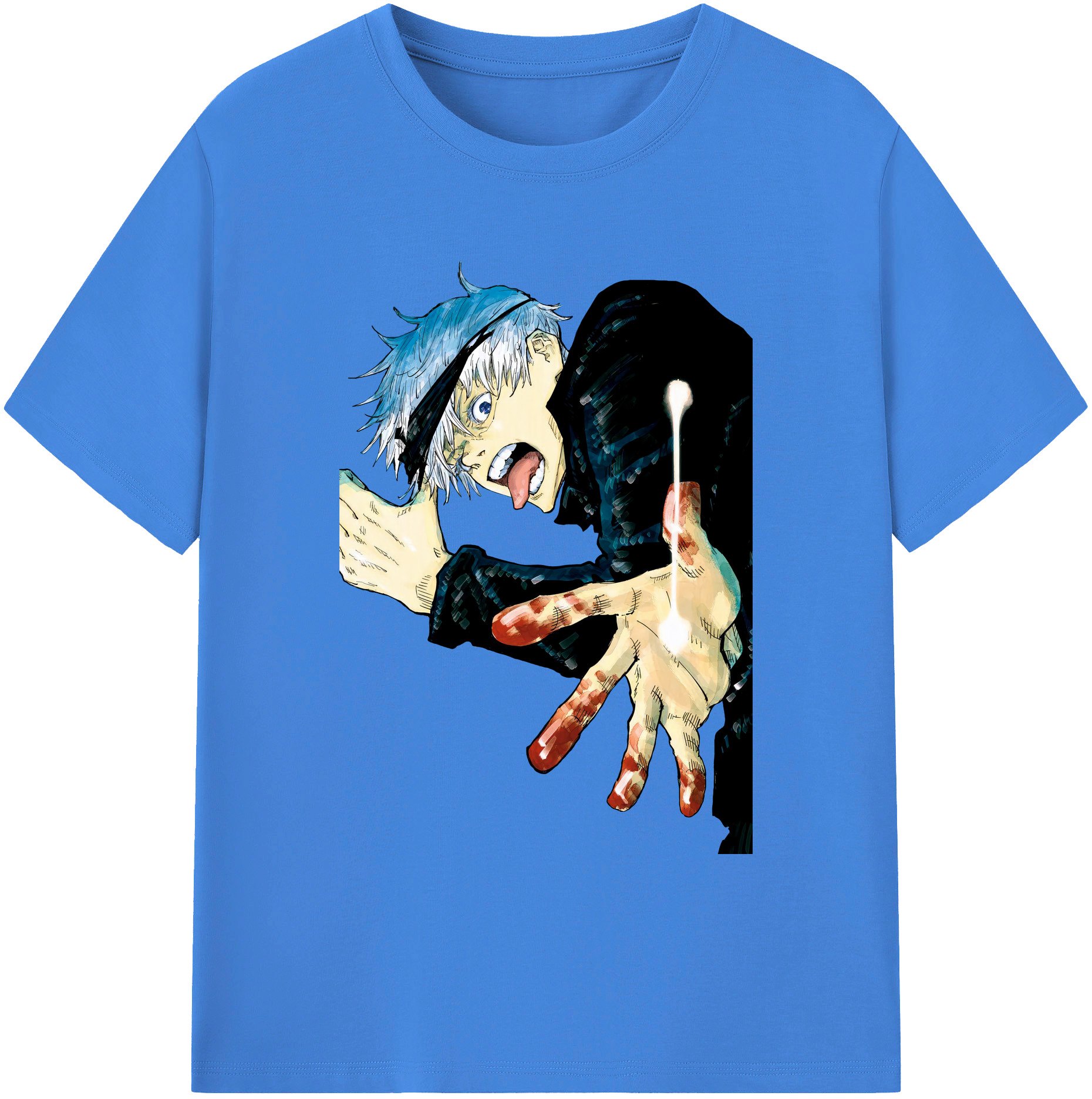 （画像用） 呪術廻戦 Jujutsu Kaisen 綿100％ メンズ半袖Tシャツ｜肌触りやわらか＆通気性