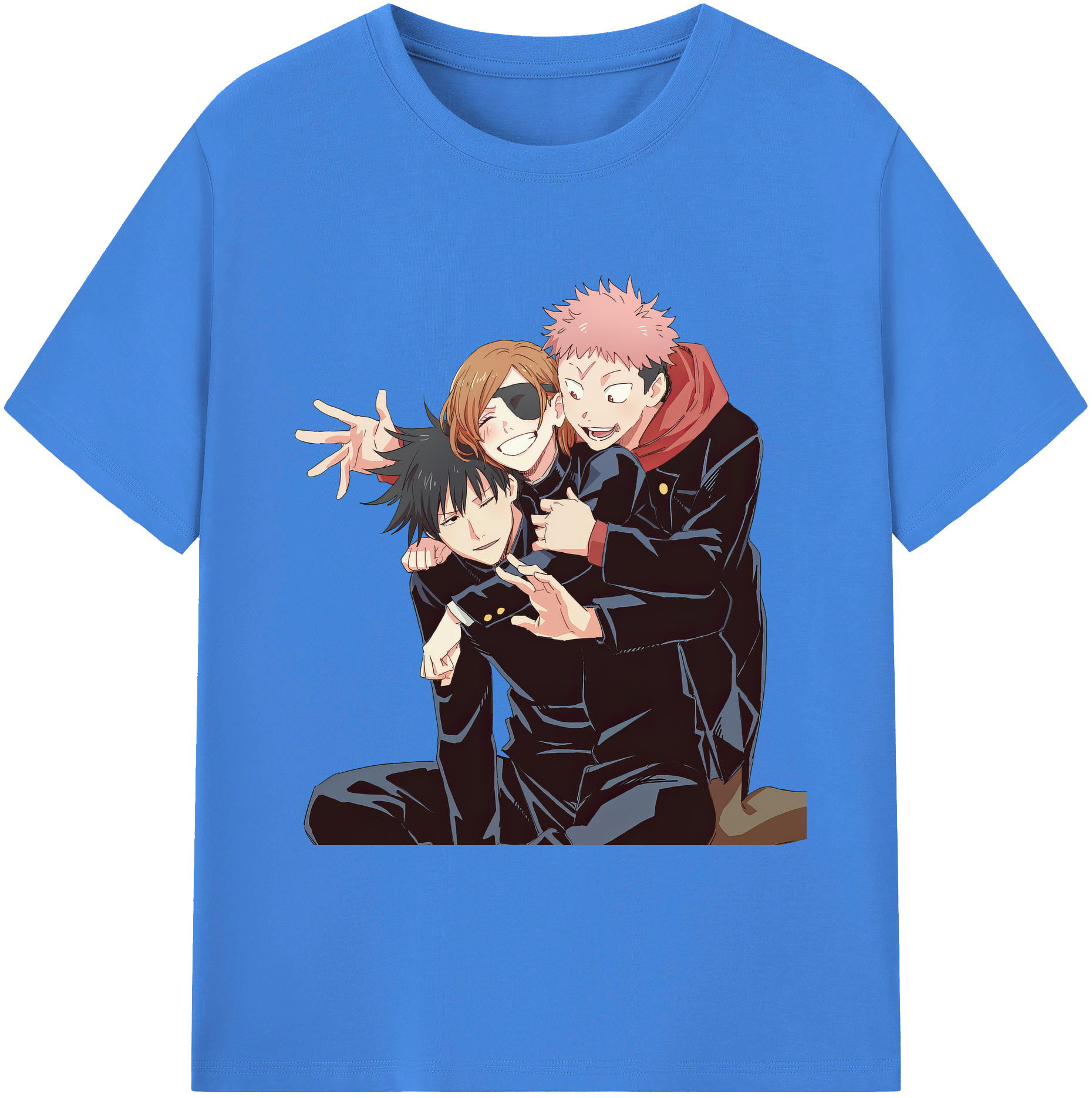 （画像用） 呪術廻戦 Jujutsu Kaisen 綿100％ メンズ半袖Tシャツ｜肌触りやわらか＆通気性