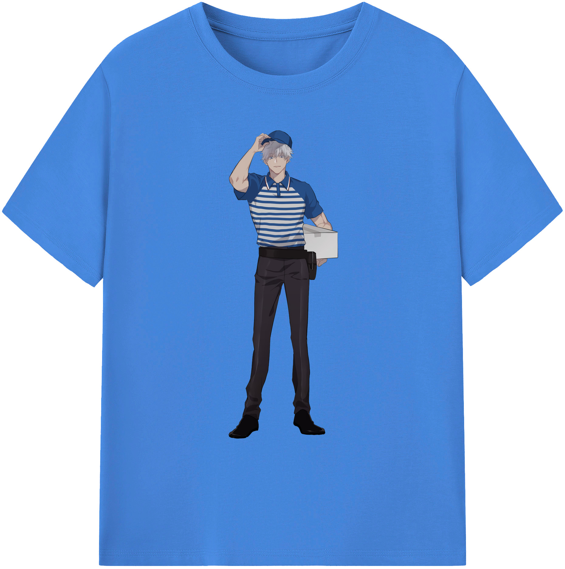 （画像用） 呪術廻戦 Jujutsu Kaisen 綿100％ メンズ半袖Tシャツ｜肌触りやわらか＆通気性